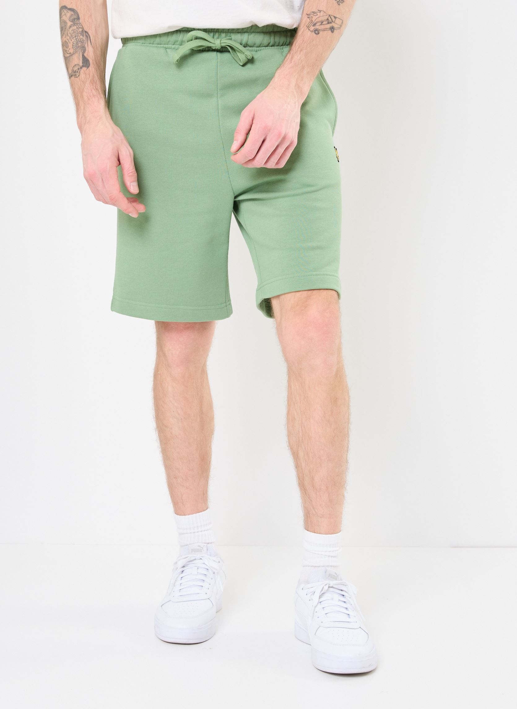 Shorts de sport Sweat Short homme vert Lyle & Scott Shorts de sport Sweat Short homme vert SMOKE GREEN