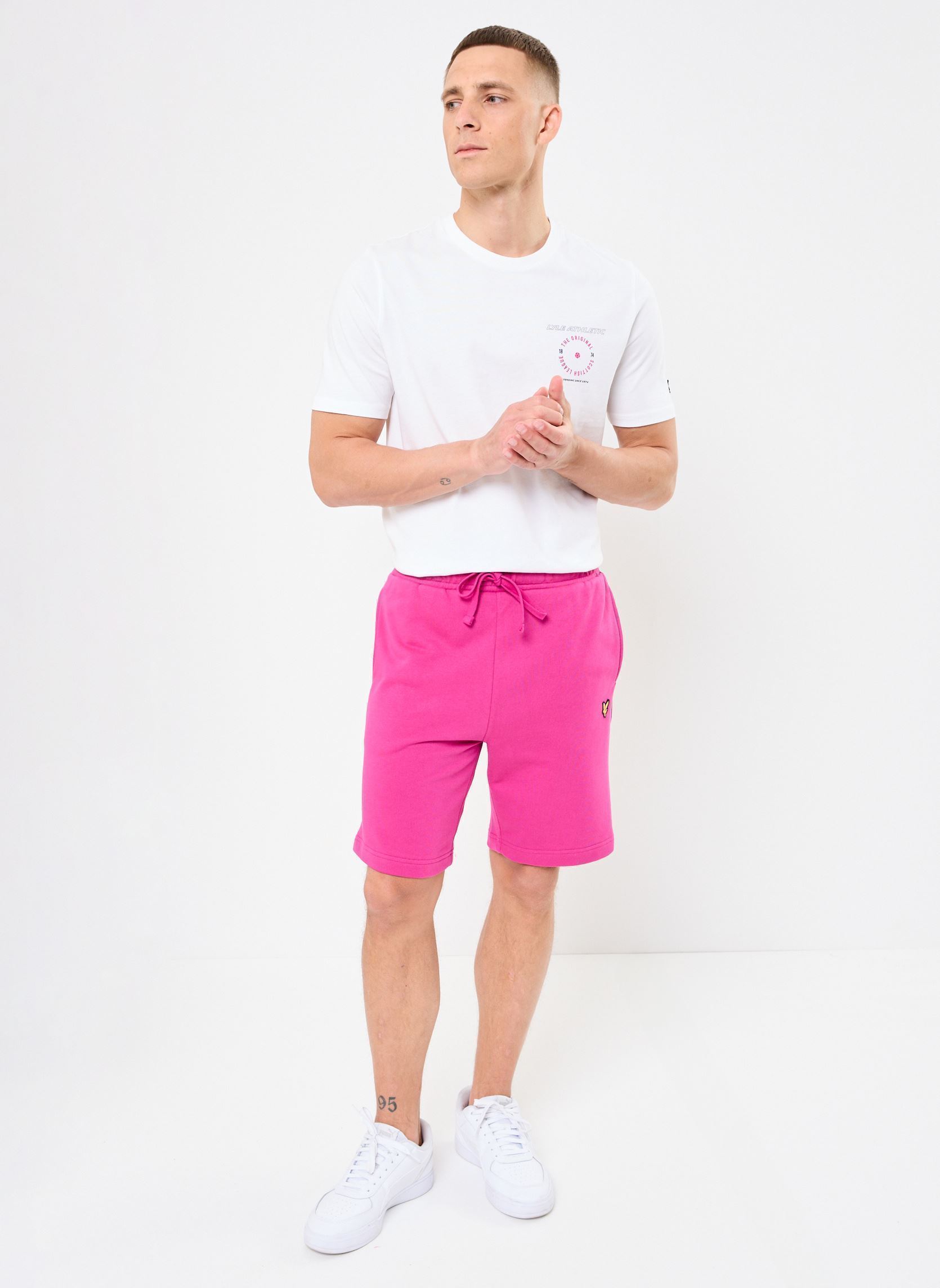 Sportshorts Sweat Short herren rosa Lyle & Scott Sportshorts Sweat Short herren rosa FUSHIA