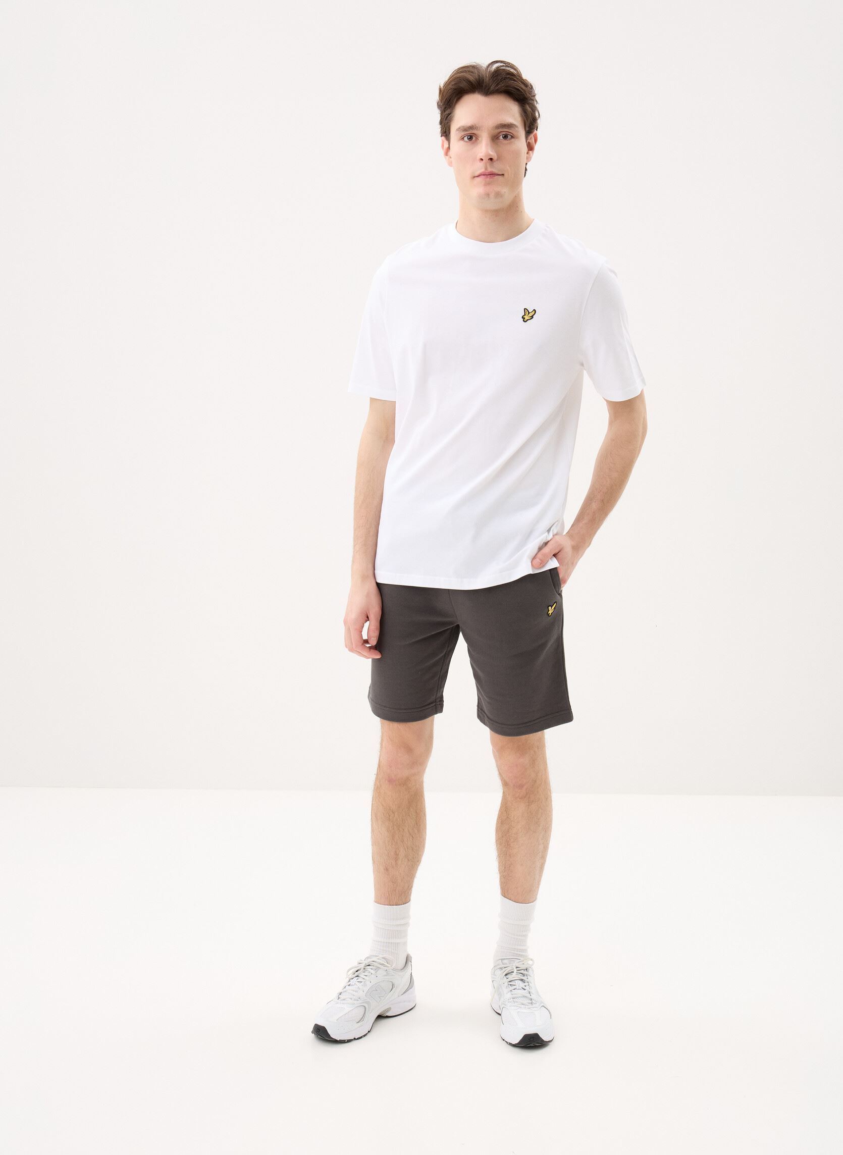 Sportshorts Sweat Short heren grijs Lyle & Scott Sportshorts Sweat Short heren grijs GUNMETAL
