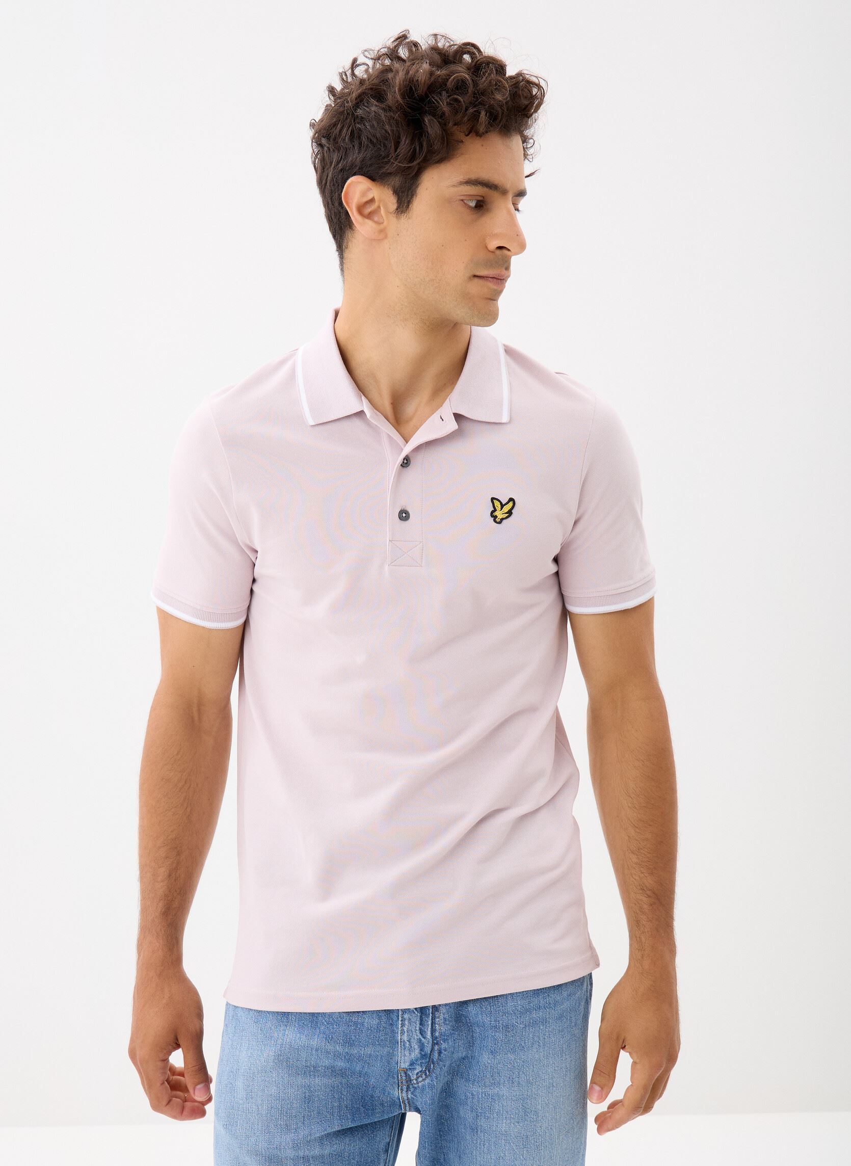 Polos Tipped Polo Shirt homme blanc Lyle & Scott Polos Tipped Polo Shirt homme blanc IRIS/ WHITE