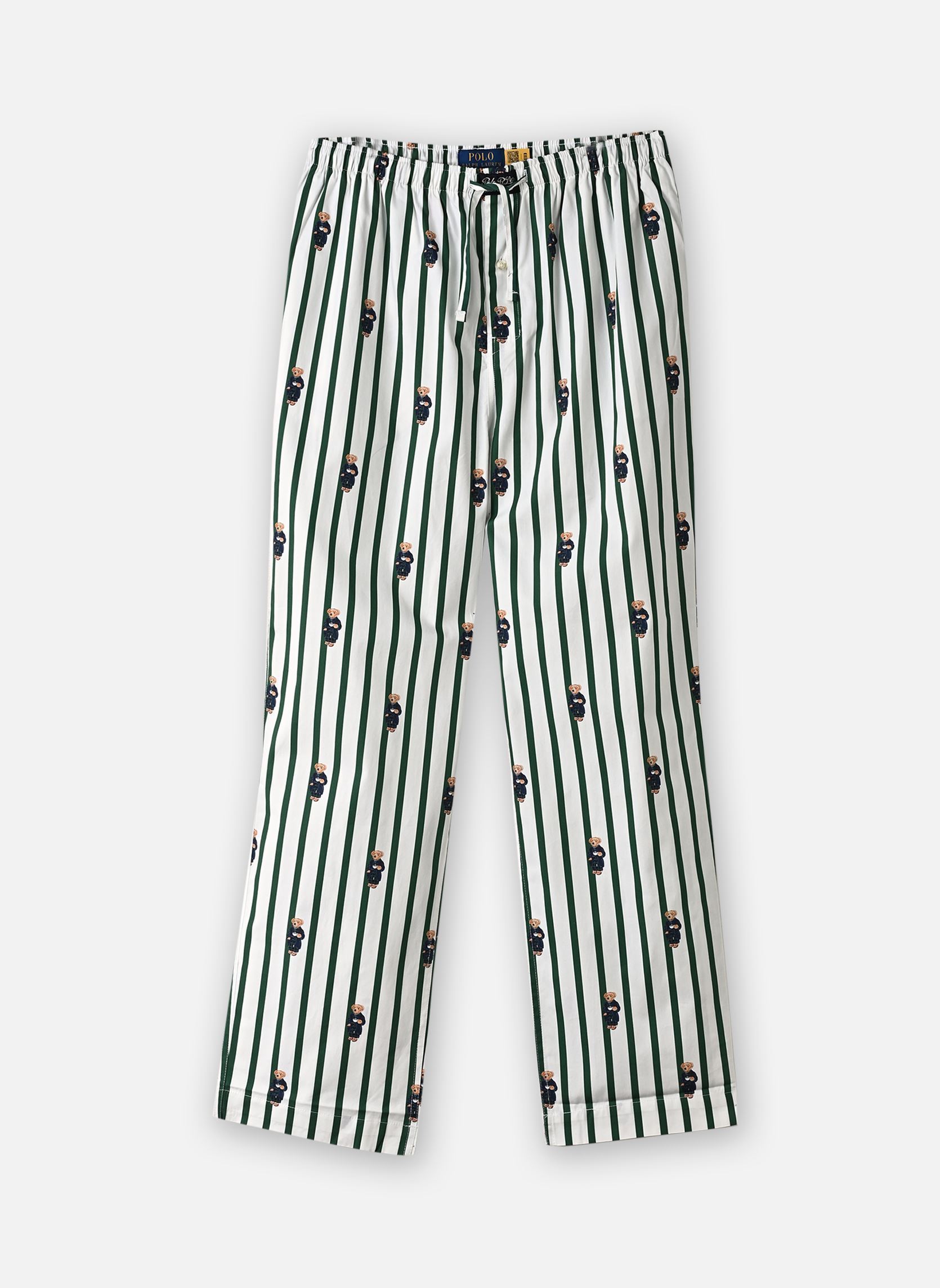 Joggings Pantalon de pyjama avec poney distinctif homme vert Polo Ralph Lauren Joggings Pantalon de pyjama avec poney distinctif homme vert VERANO GREEN/WHITE AOB