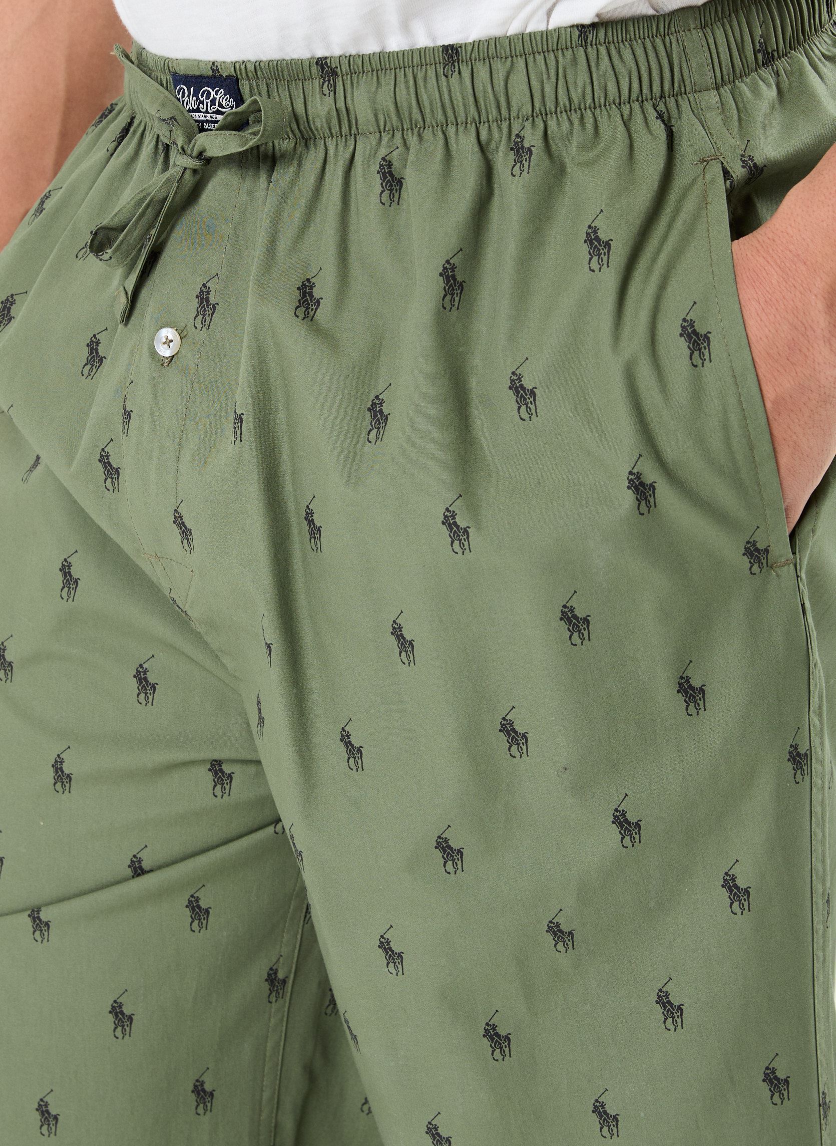 Jogginghosen Pantalon de pyjama avec poney distinctif herren grün Polo Ralph Lauren Jogginghosen Pantalon de pyjama avec poney distinctif herren grün GARDEN TRAIL AOPP