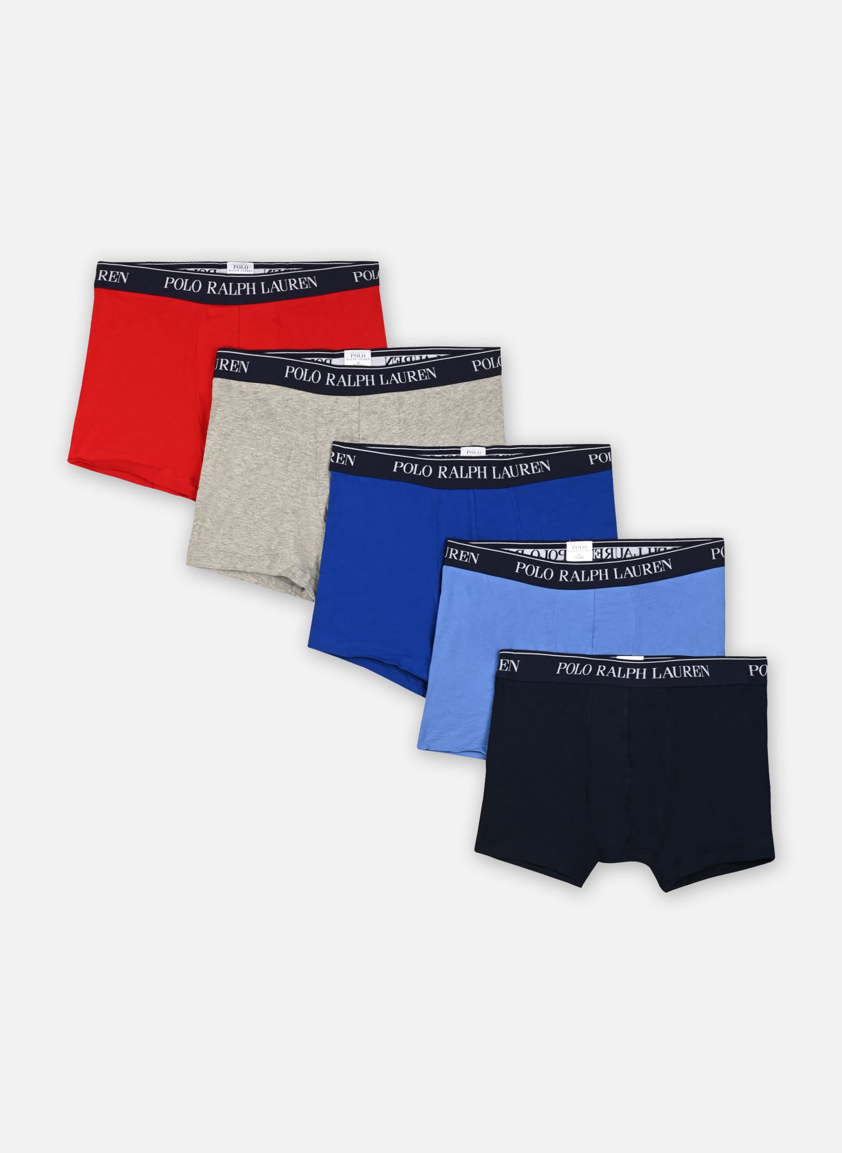 5 slips-boxers classiques coton stretch by Polo Ralph Lauren