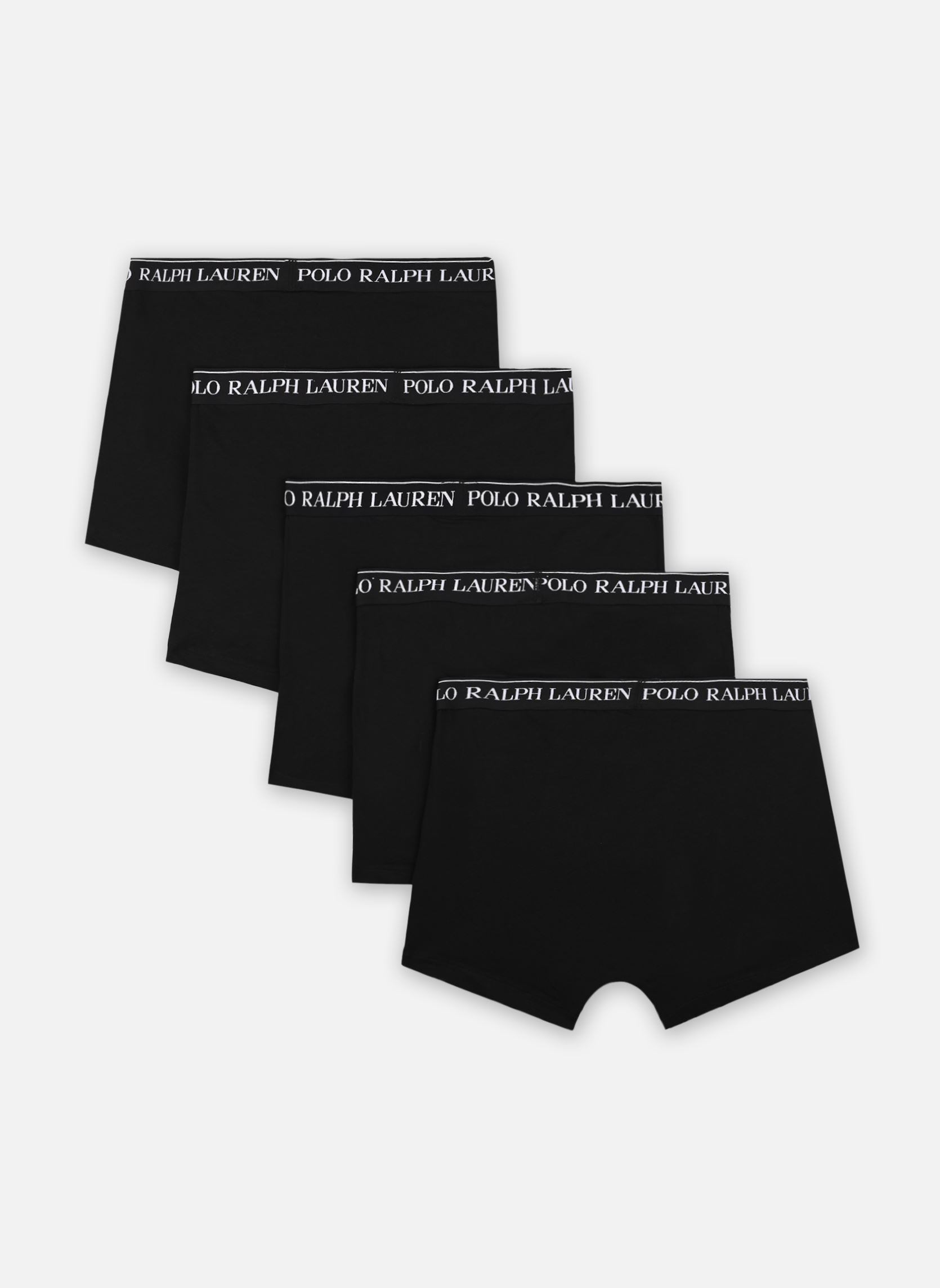 Pantalons 5 slips-boxers classiques coton stretch homme noir Polo Ralph Lauren Pantalons 5 slips-boxers classiques coton stretch homme noir 5PK BLACK