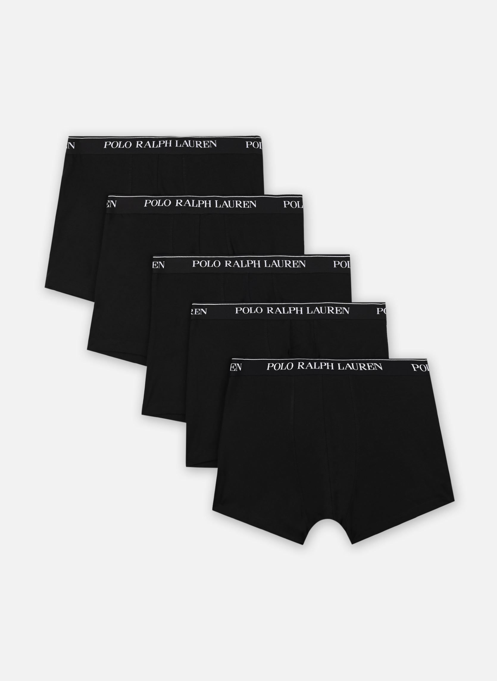 Pantalons 5 slips-boxers classiques coton stretch homme noir Polo Ralph Lauren Pantalons 5 slips-boxers classiques coton stretch homme noir 5PK BLACK