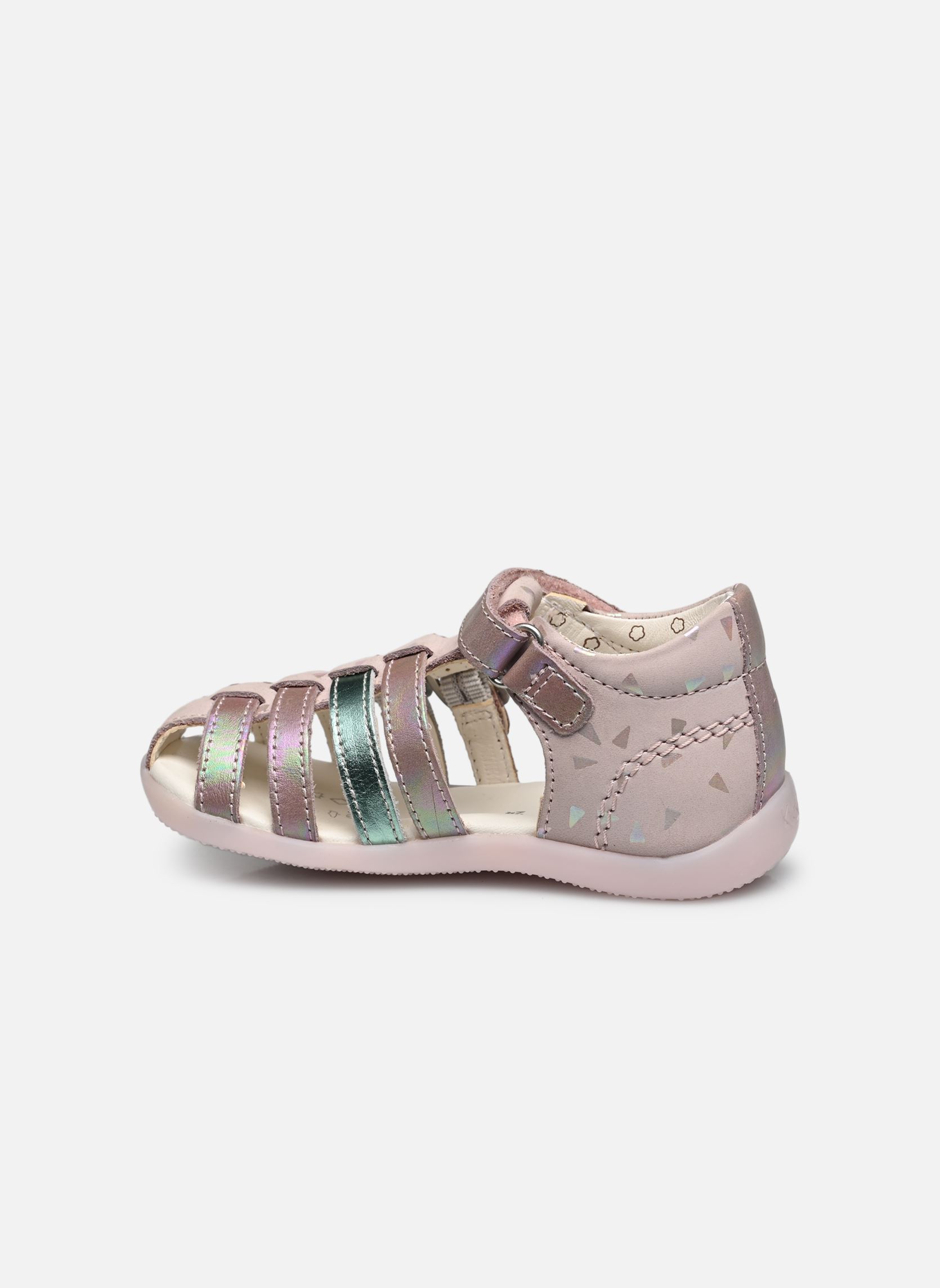 Sandales Bigkro fille rose Kickers Sandales Bigkro fille rose ROSE CLAIR PLUMETIS