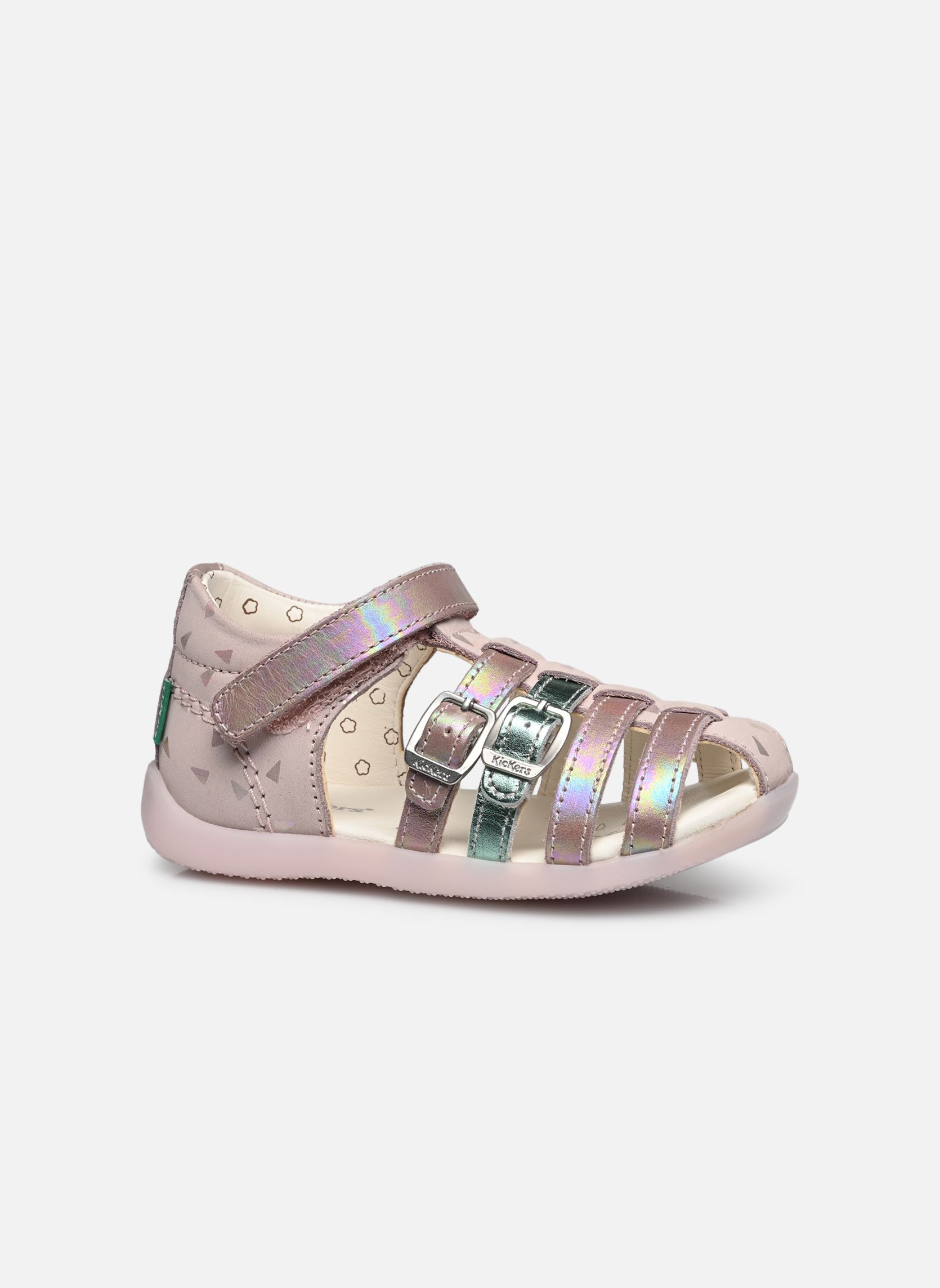 Sandales Bigkro fille rose Kickers Sandales Bigkro fille rose ROSE CLAIR PLUMETIS