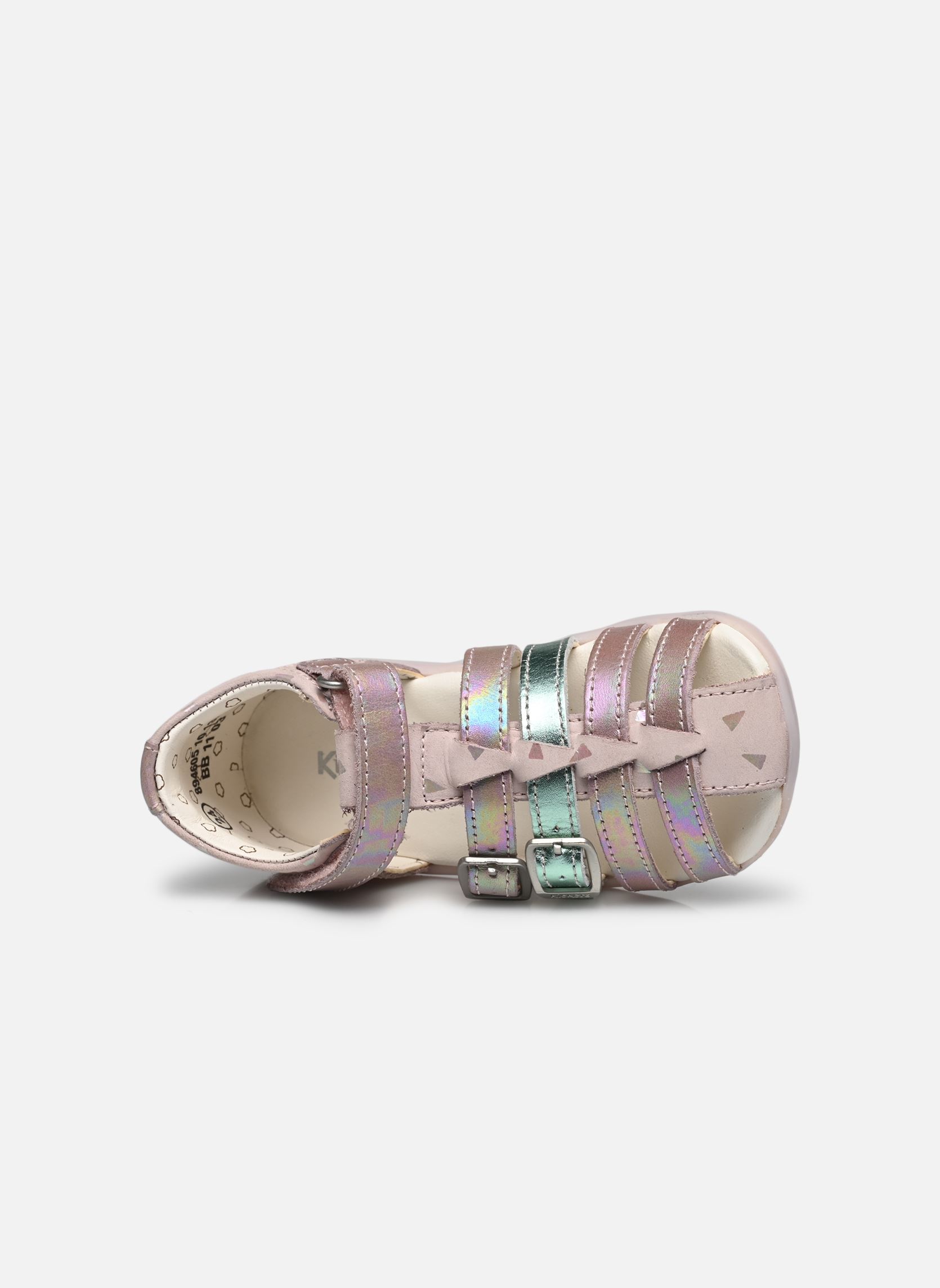 Sandales Bigkro fille rose Kickers Sandales Bigkro fille rose ROSE CLAIR PLUMETIS