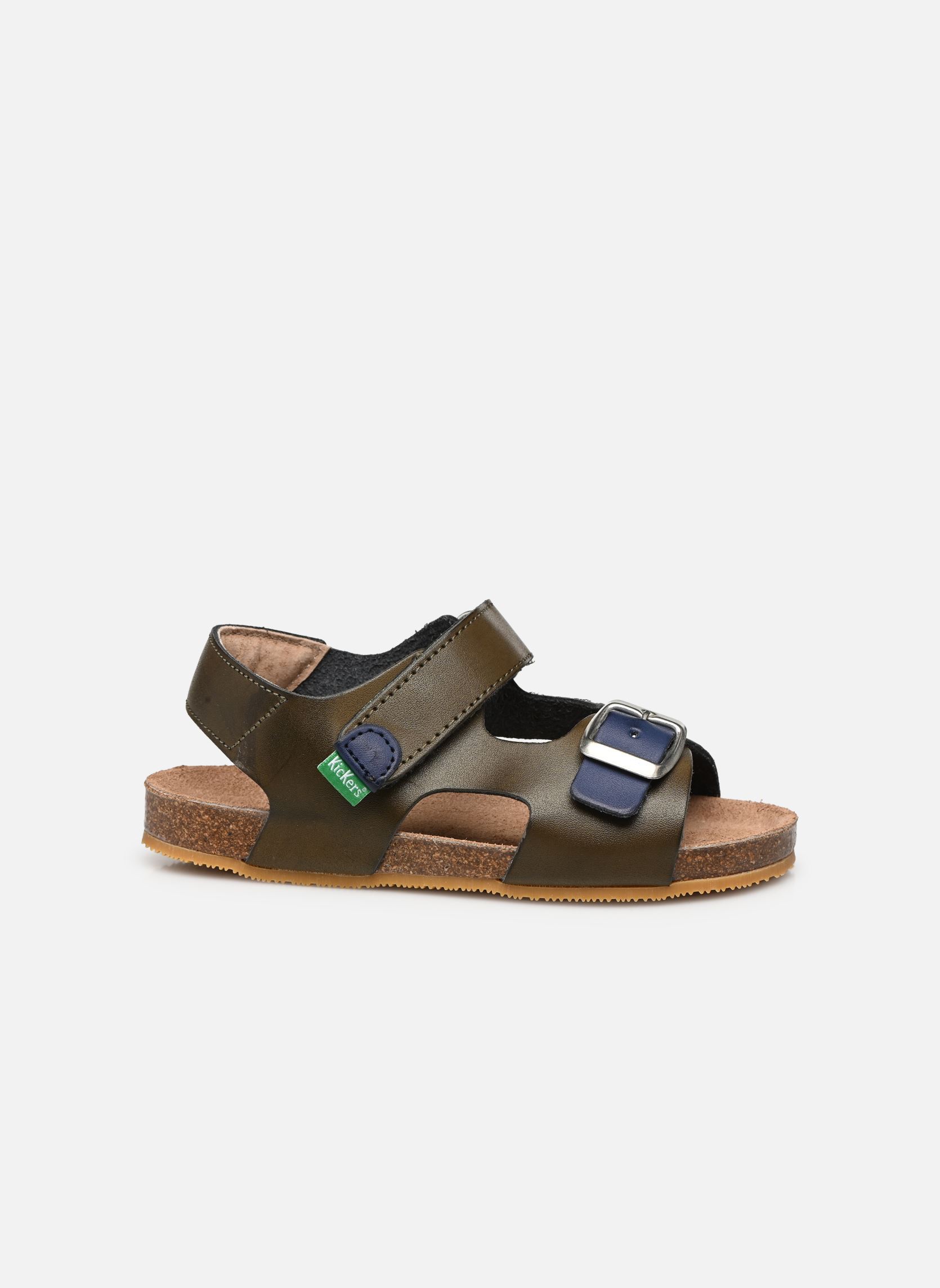 Sandalen Fuxio jongens groen Kickers Sandalen Fuxio jongens groen KAKI MARINE