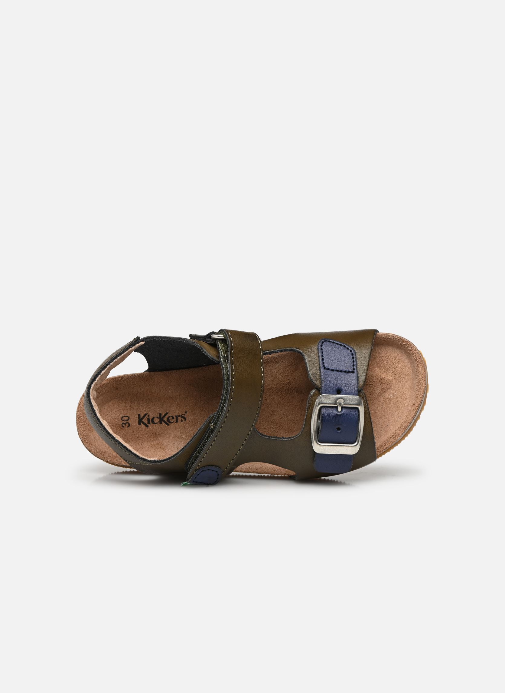 Sandalen Fuxio jongens groen Kickers Sandalen Fuxio jongens groen KAKI MARINE