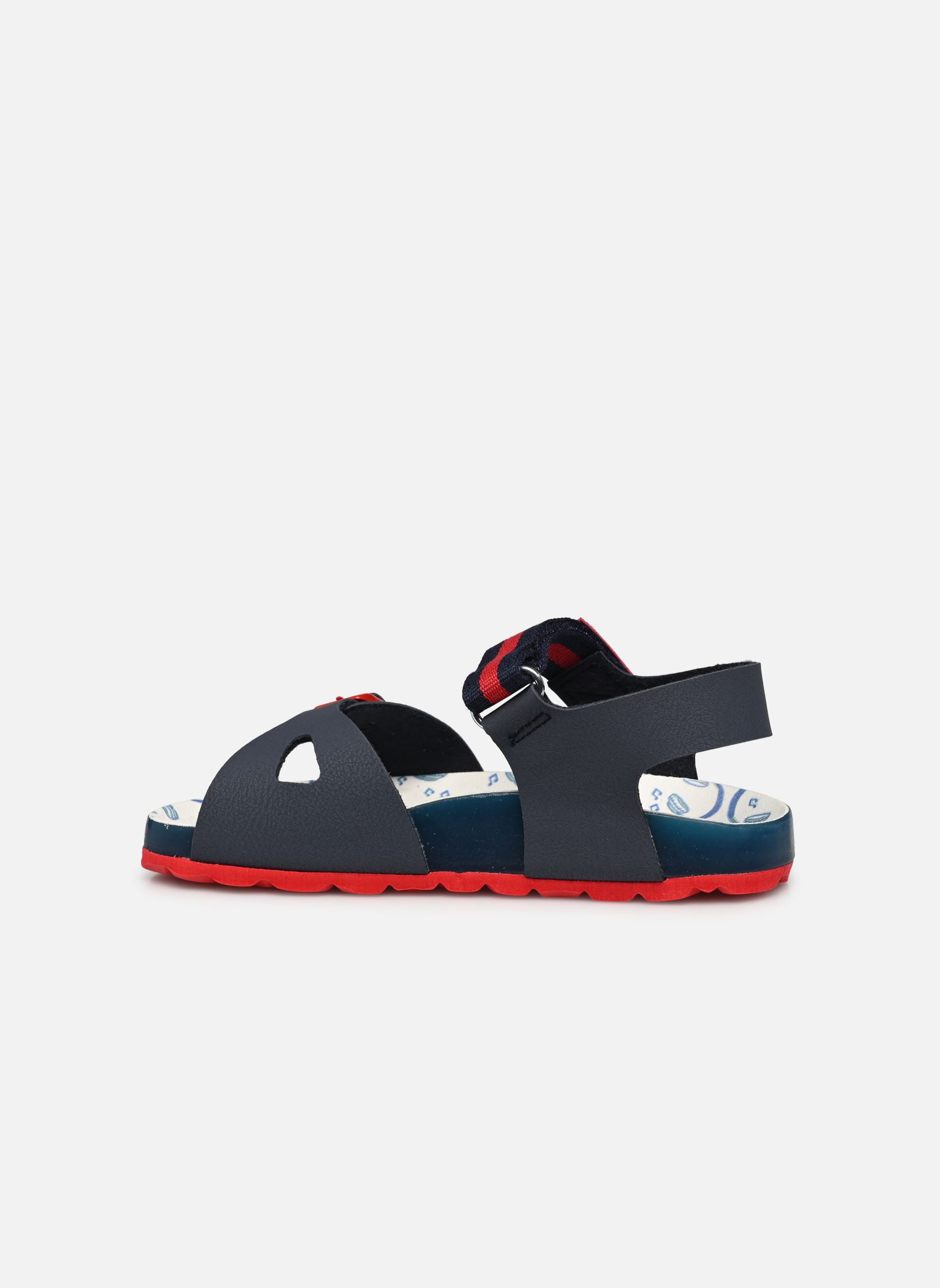 Sandales Sostreet garçon bleu Kickers Sandales Sostreet garçon bleu MARINE ROUGE