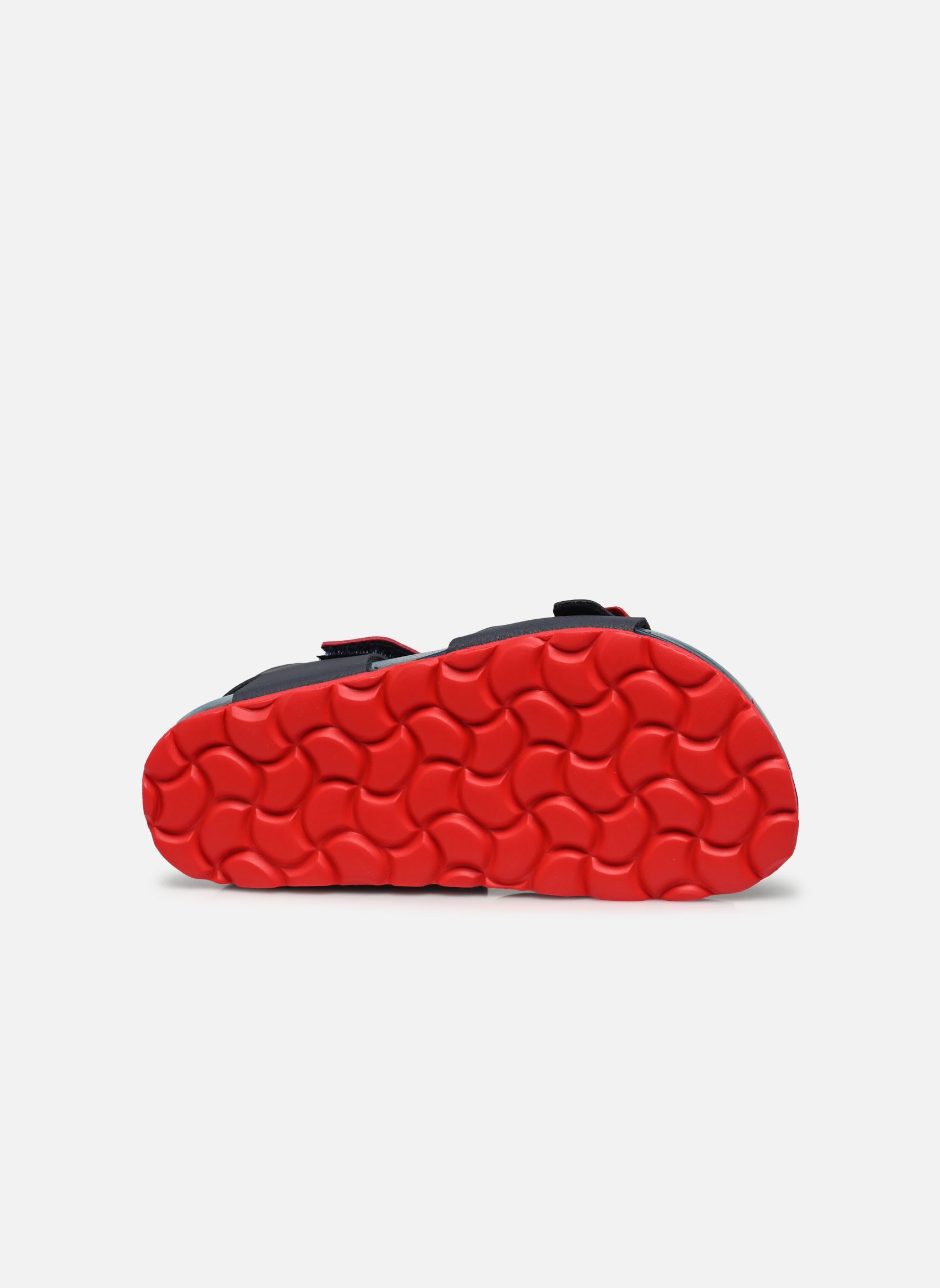 Sandales Sostreet garçon bleu Kickers Sandales Sostreet garçon bleu MARINE ROUGE