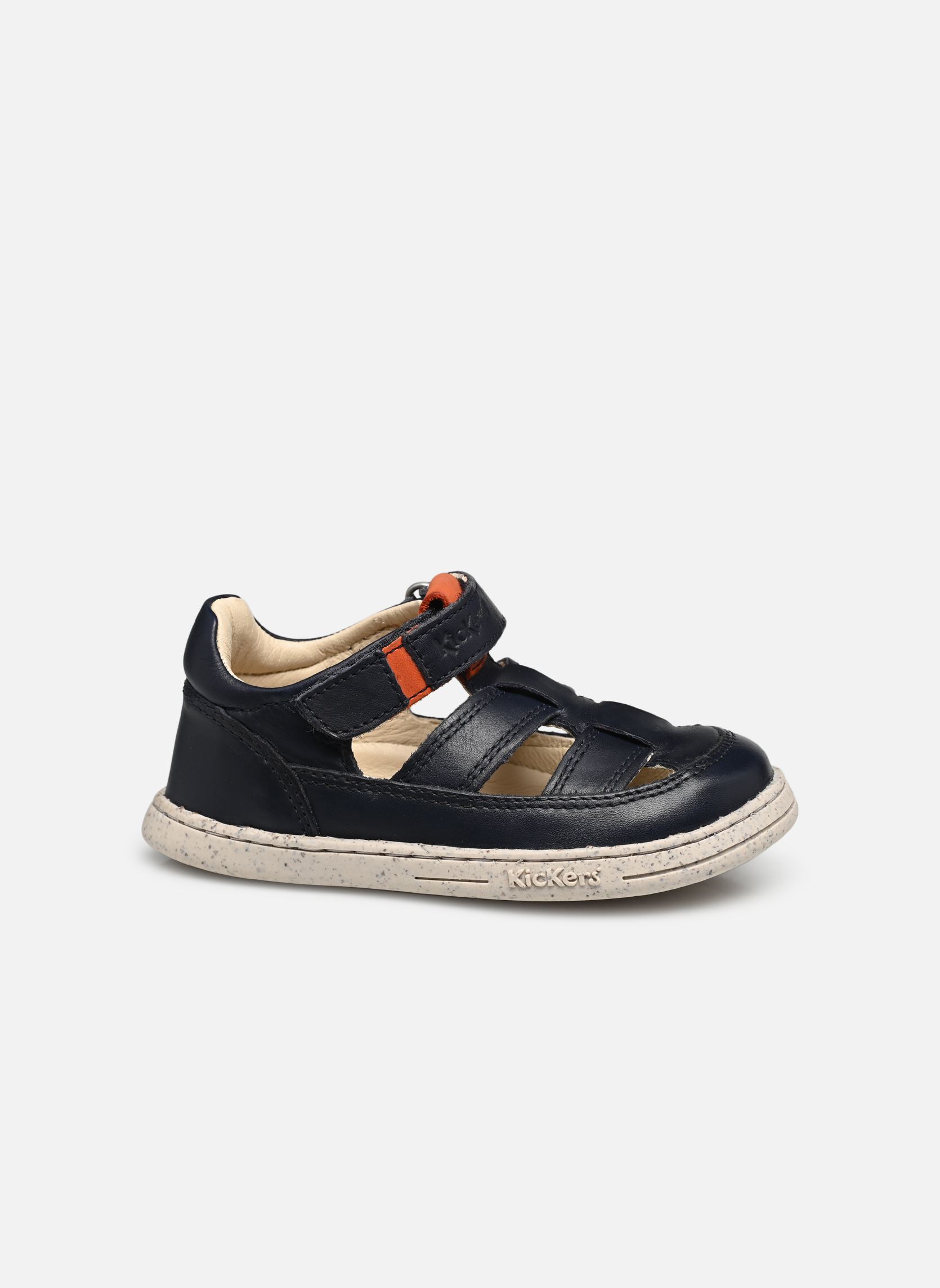 Sandales Tractus bleu Kickers Sandales Tractus bleu MARINE ORANGE