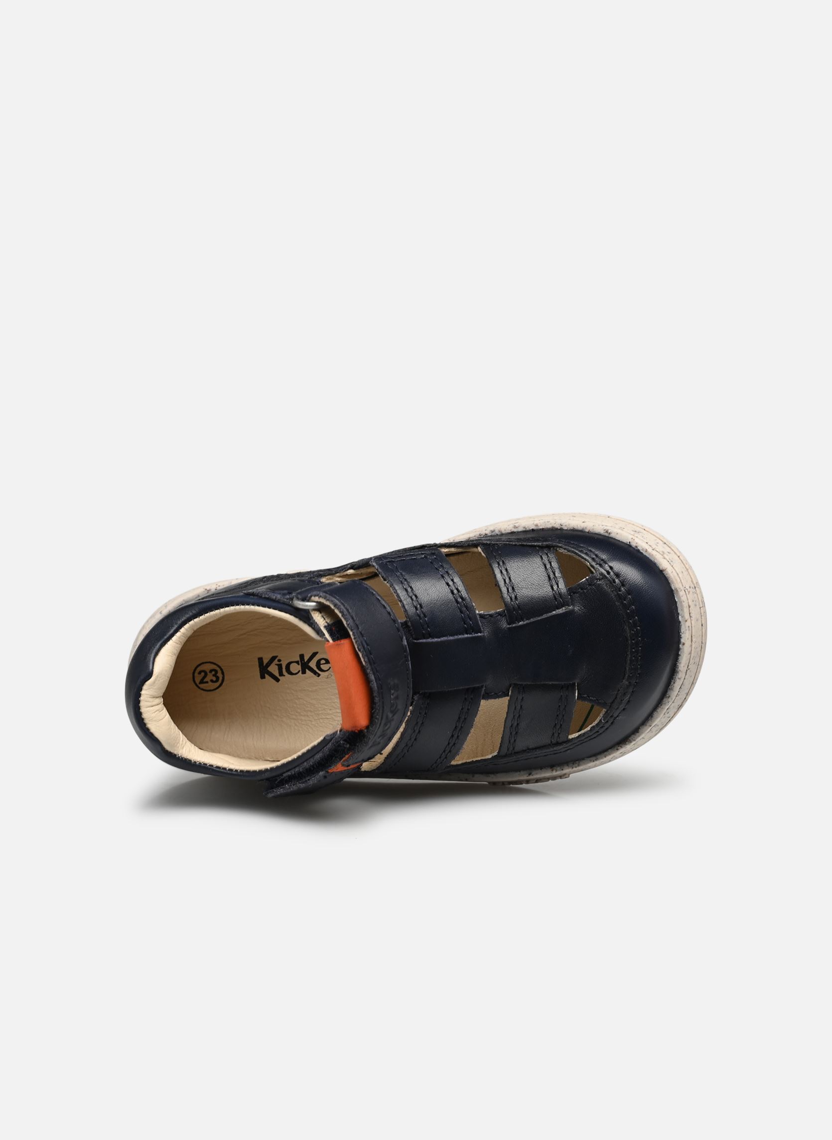 Sandales Tractus bleu Kickers Sandales Tractus bleu MARINE ORANGE