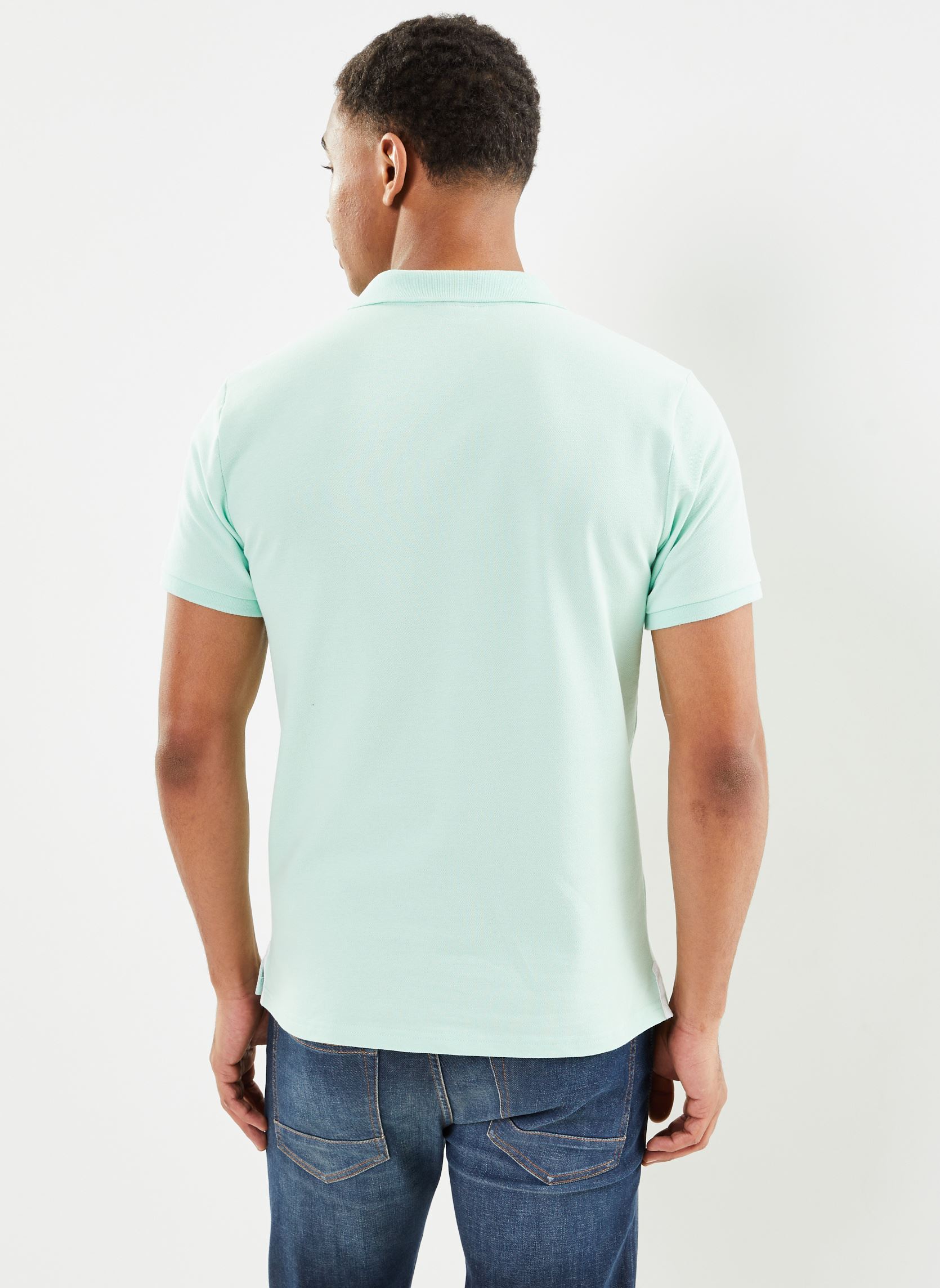 Polos PS Milton homme vert Schott Polos PS Milton homme vert PASTEL GREEN/WH