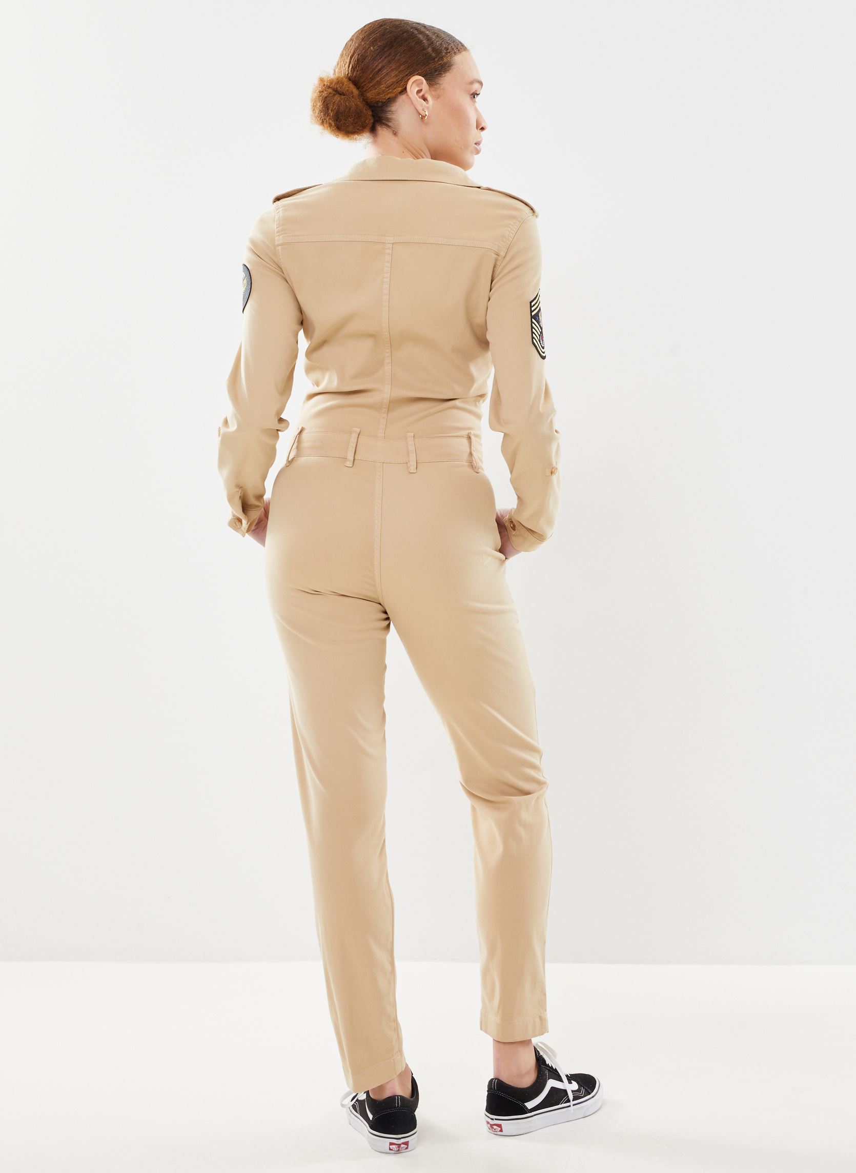 Overalls Combinaison-TRJUMP21W dames beige Schott Overalls Combinaison-TRJUMP21W dames beige LT.BEIGE