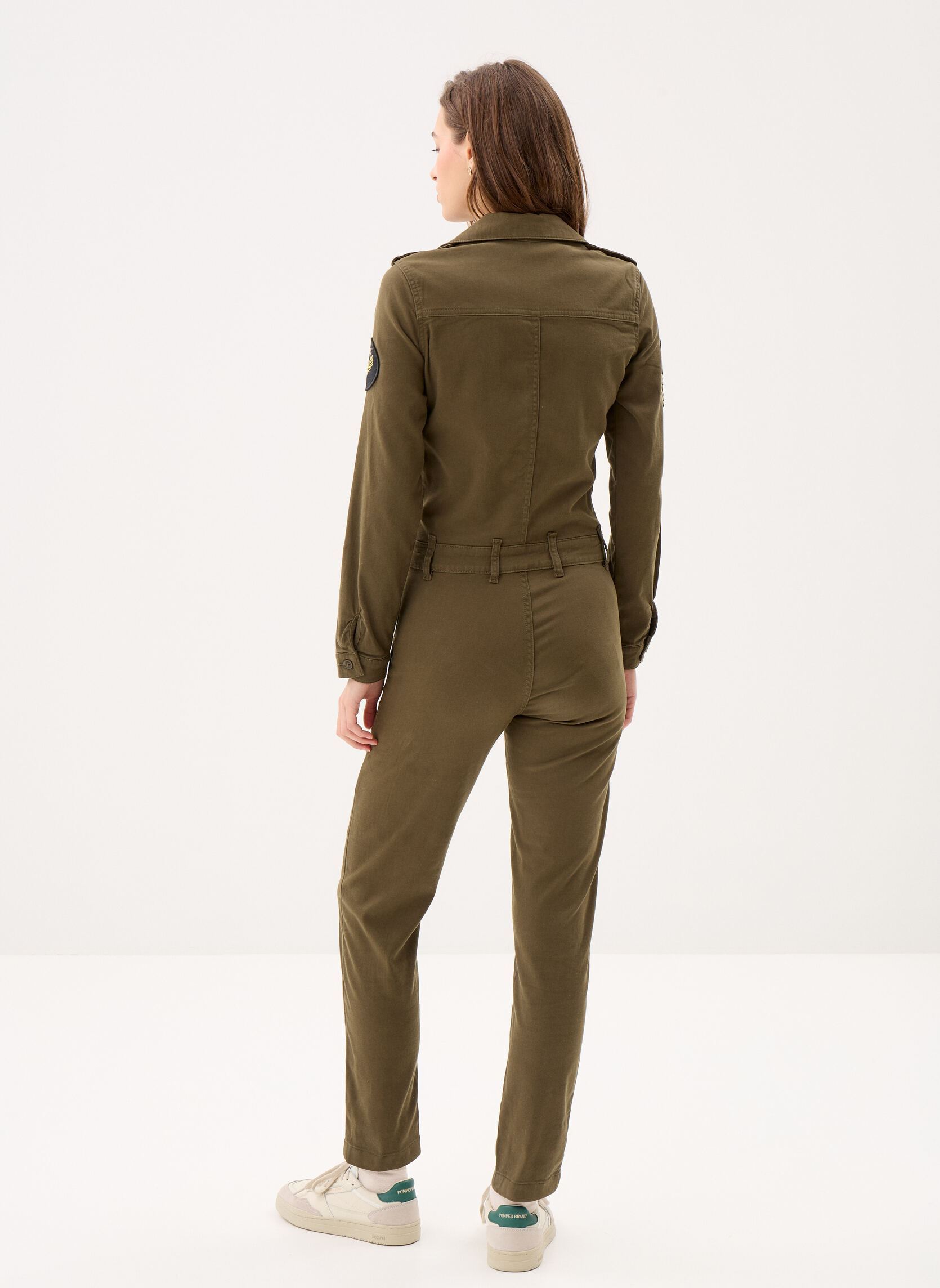 Jumpsuits / Overalls Combinaison-TRJUMP21W damen grün Schott Jumpsuits / Overalls Combinaison-TRJUMP21W damen grün KAKI