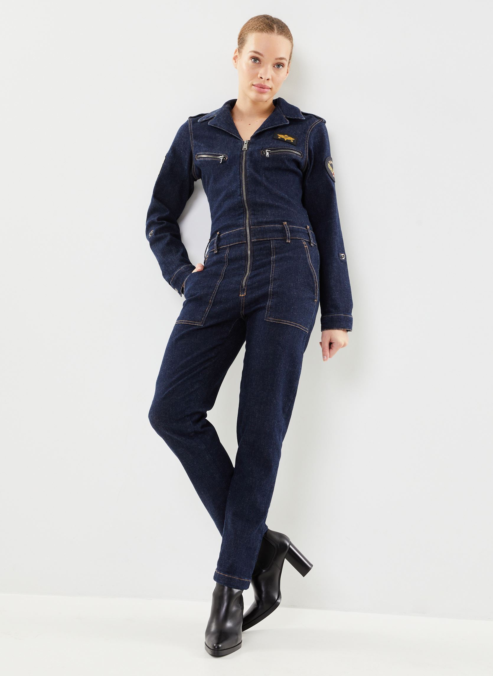 Combinaisons TR Jump W femme bleu Schott Combinaisons TR Jump W femme bleu RAW DENIM