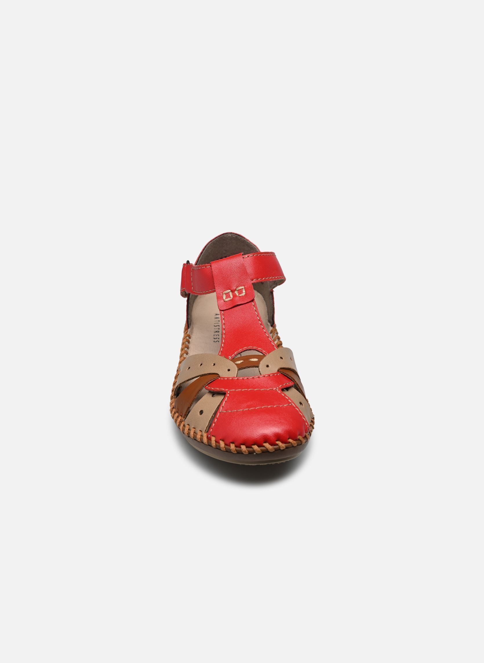 Sandalen M1655 dames rood Rieker Sandalen M1655 dames rood ROUGE COMBINE