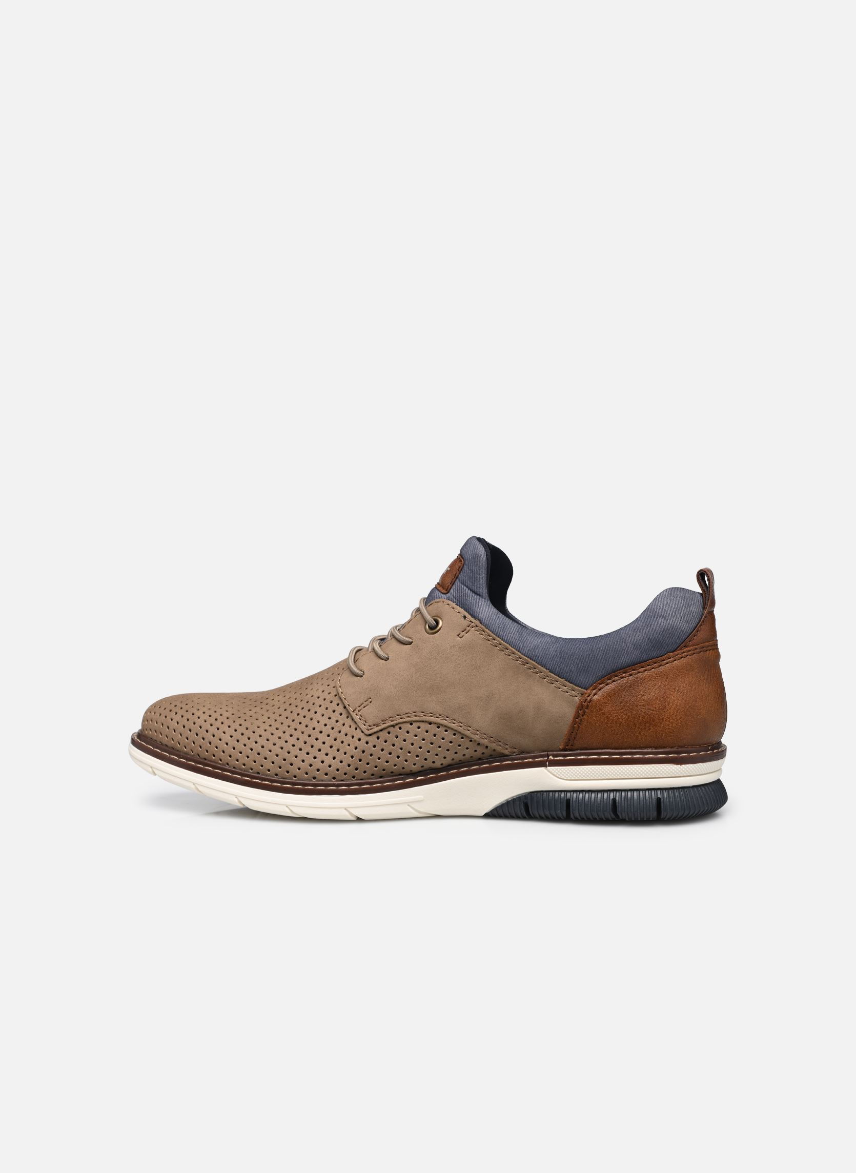 Derbies 14450 homme marron Rieker Derbies 14450 homme marron FANGO/TOFFEE/DENIM