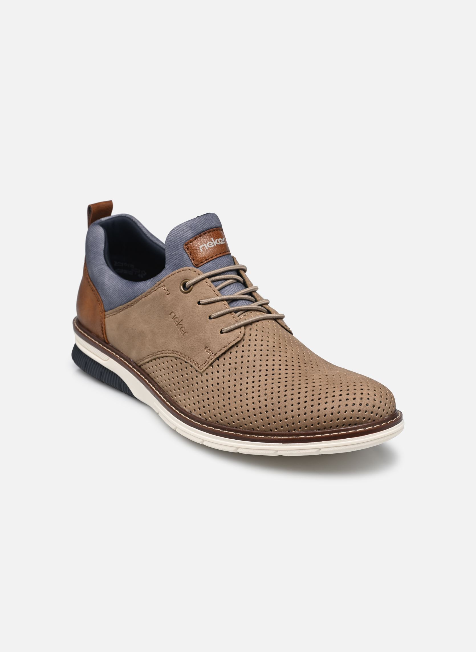 Derbies 14450 homme marron Rieker Derbies 14450 homme marron FANGO/TOFFEE/DENIM