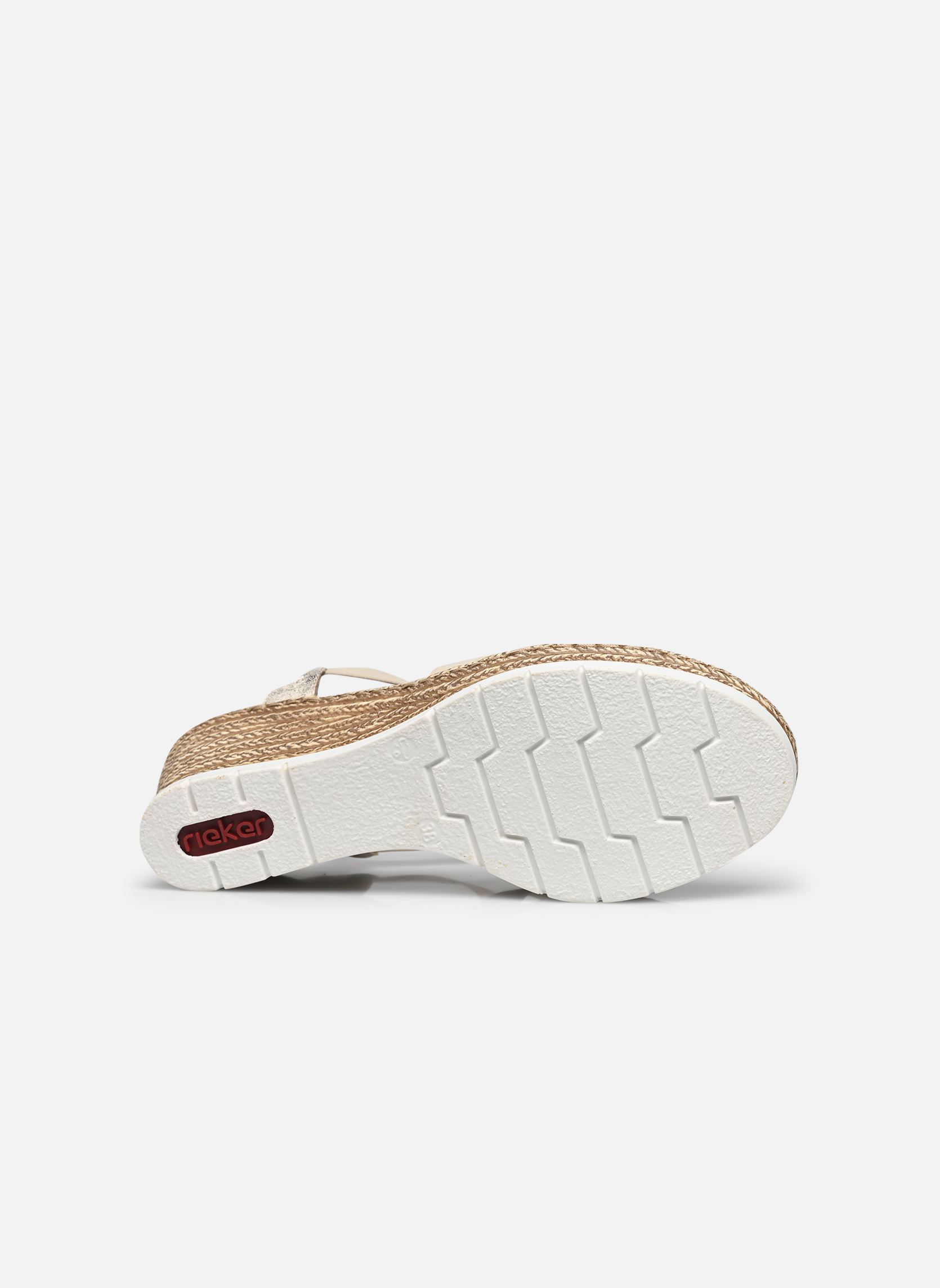 Rieker Scarpe Con Plateau Donna: Pelle Morbida, Chiusura A Strappo, Suola In Plastica, Comode E Alla Moda