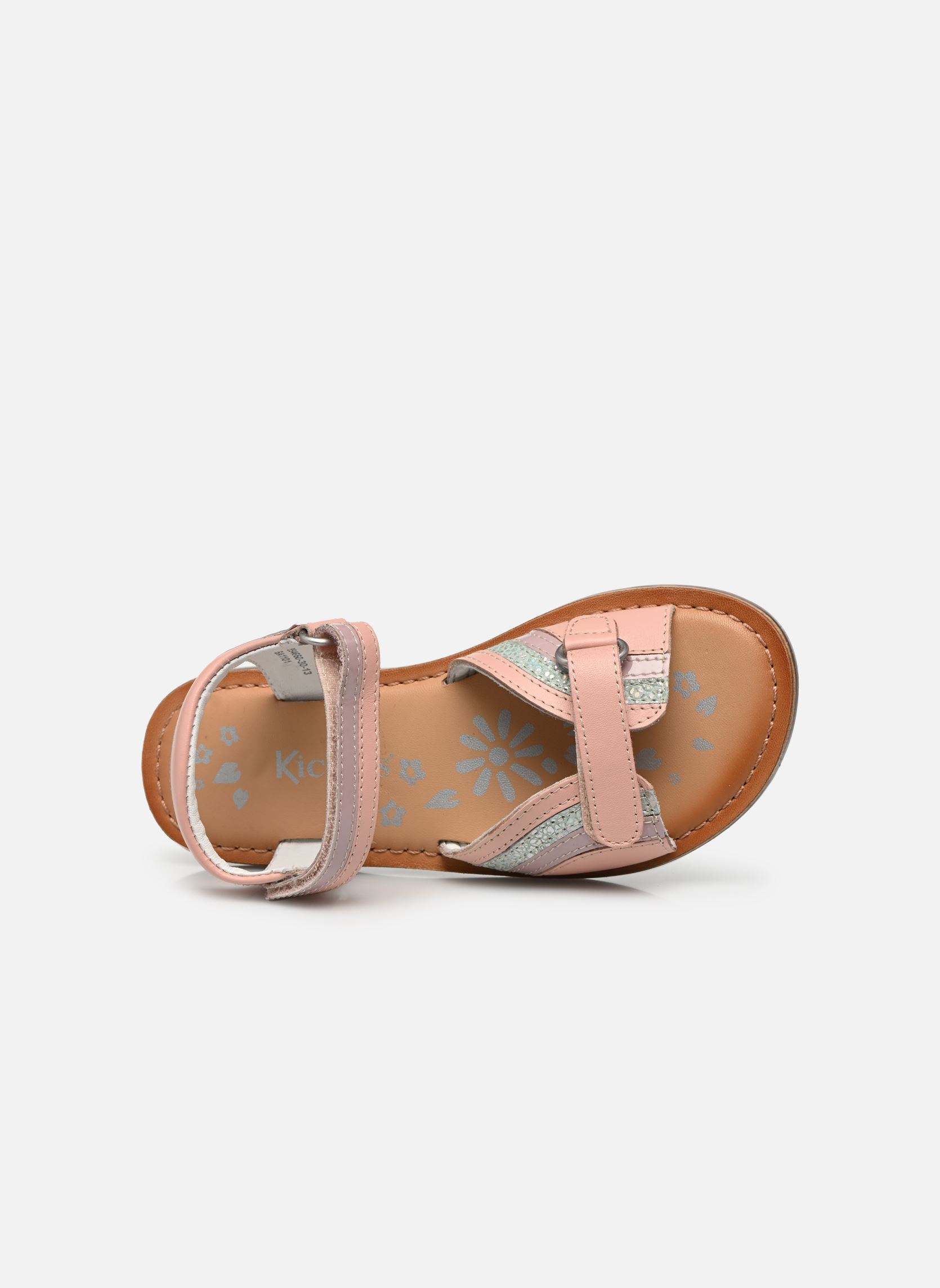 Sandalen Divizza mädchen rosa Kickers Sandalen Divizza mädchen rosa ROSE CLAIR VIOLET VERT