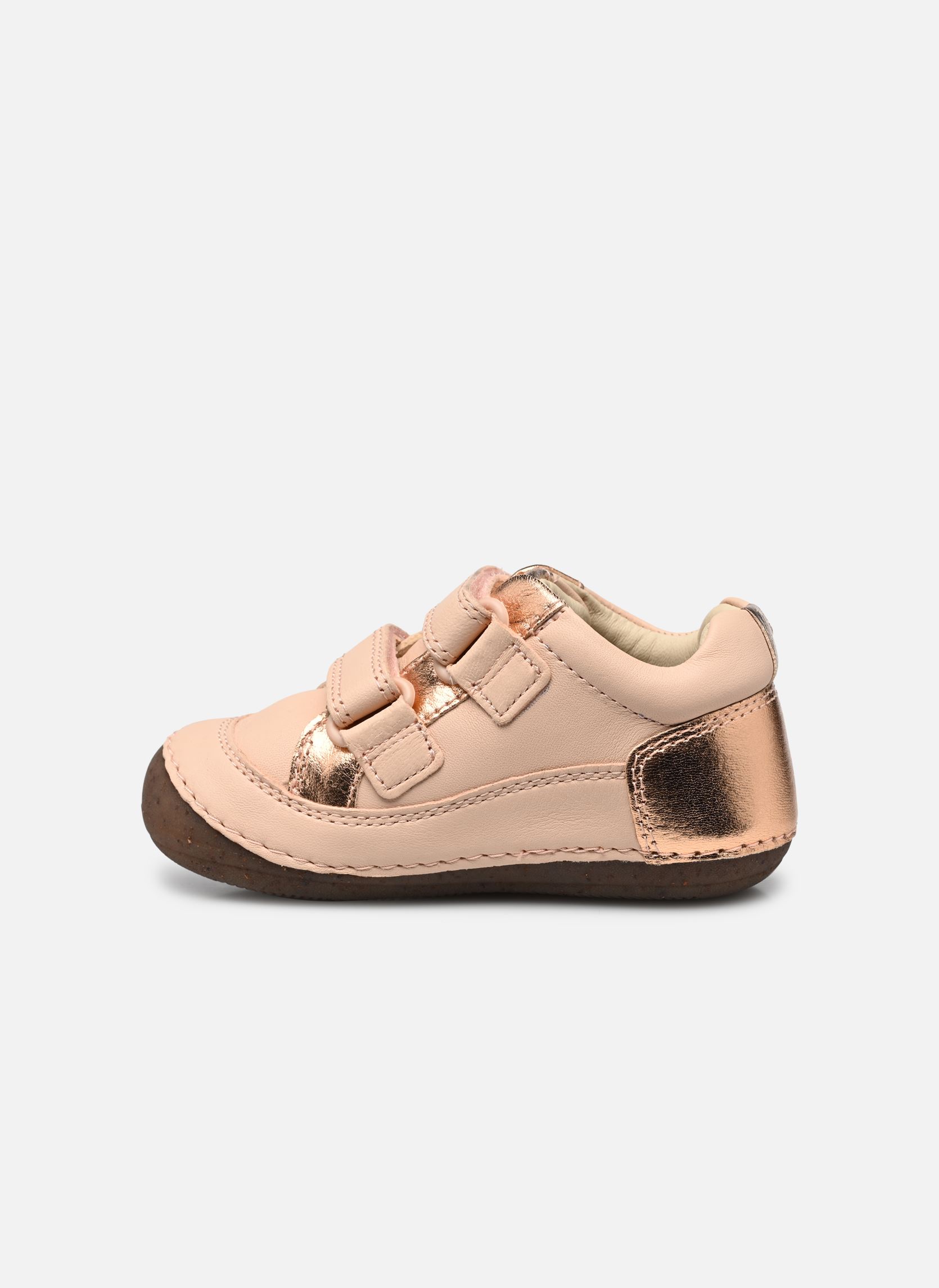 Niedrige Sneaker Sostankro mädchen rosa Kickers Niedrige Sneaker Sostankro mädchen rosa Rose Clair Metal