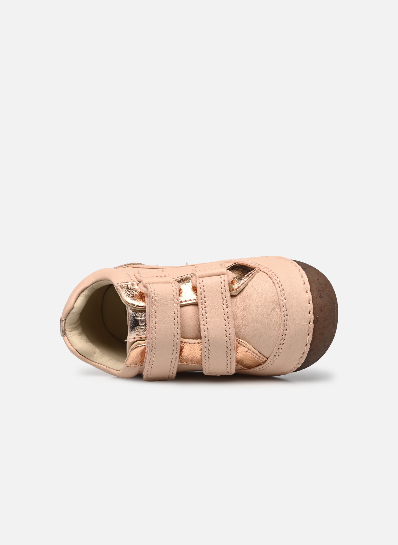 Niedrige Sneaker Sostankro mädchen rosa Kickers Niedrige Sneaker Sostankro mädchen rosa Rose Clair Metal