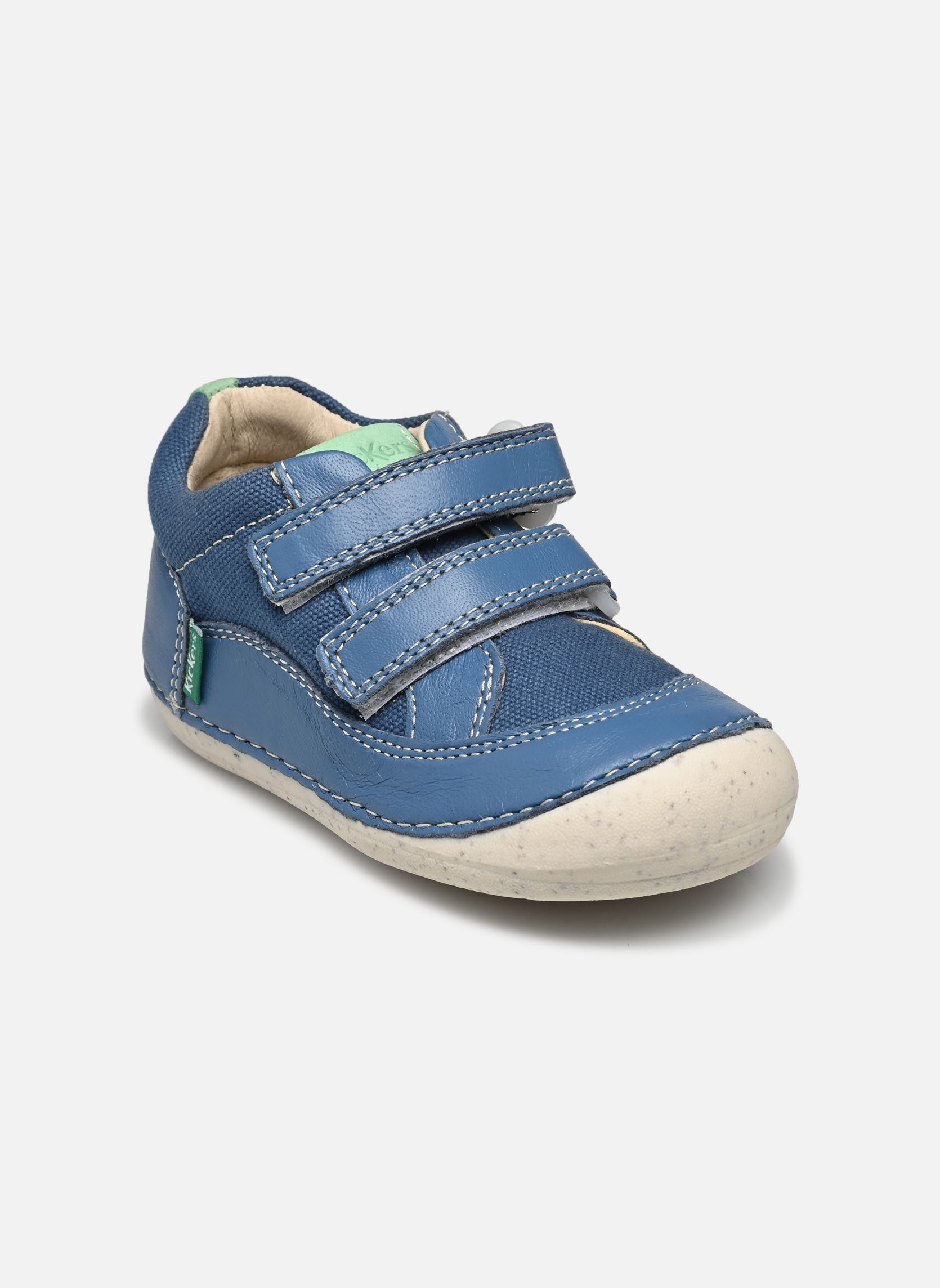 Baskets basses enfant Kickers Basket Cuir Junior Sostankro - vue 2