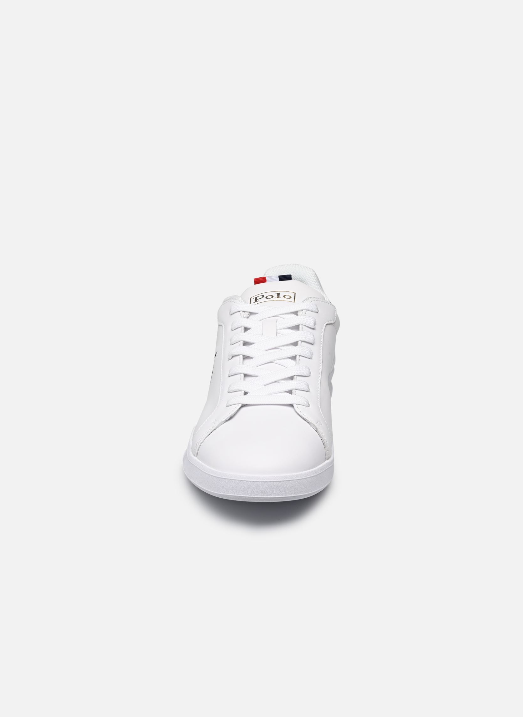 Niedrige Sneaker HRT CT II herren weiß Polo Ralph Lauren Niedrige Sneaker HRT CT II herren weiß WHITE/NAVY/RED