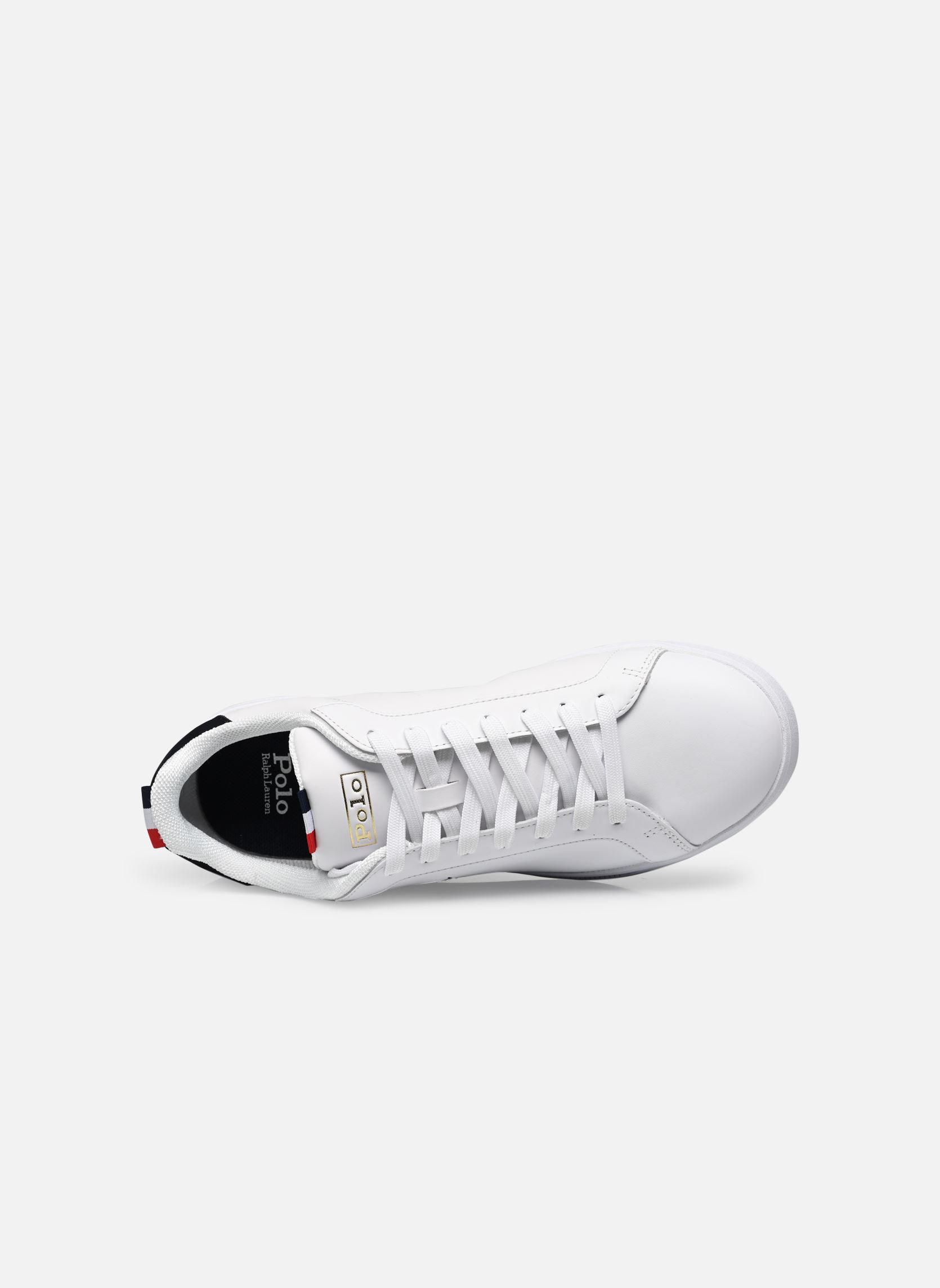 Niedrige Sneaker HRT CT II herren weiß Polo Ralph Lauren Niedrige Sneaker HRT CT II herren weiß WHITE/NAVY/RED