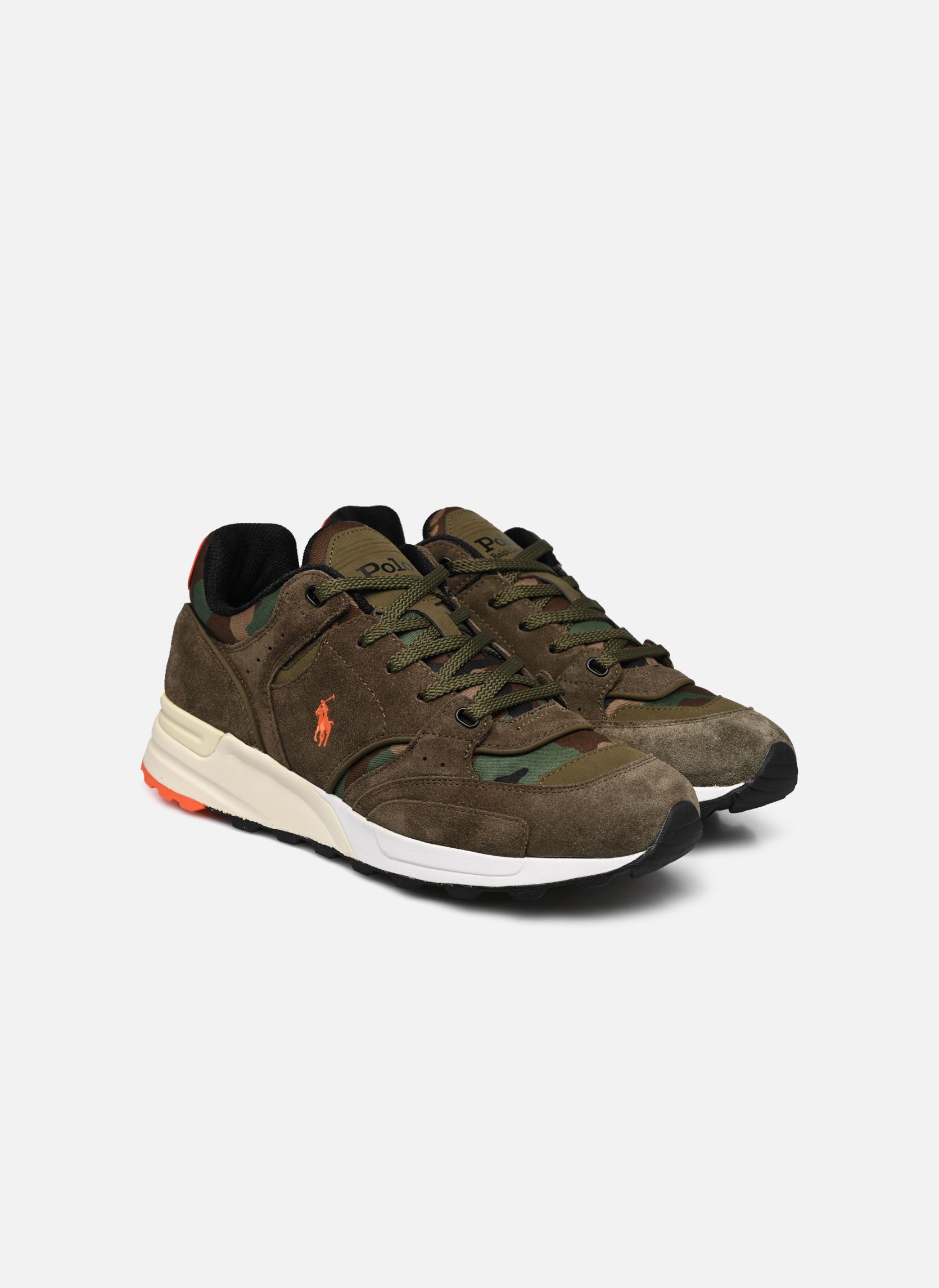 Baskets basses TRACKSTR 200 homme vert Polo Ralph Lauren Baskets basses TRACKSTR 200 homme vert Defender Green