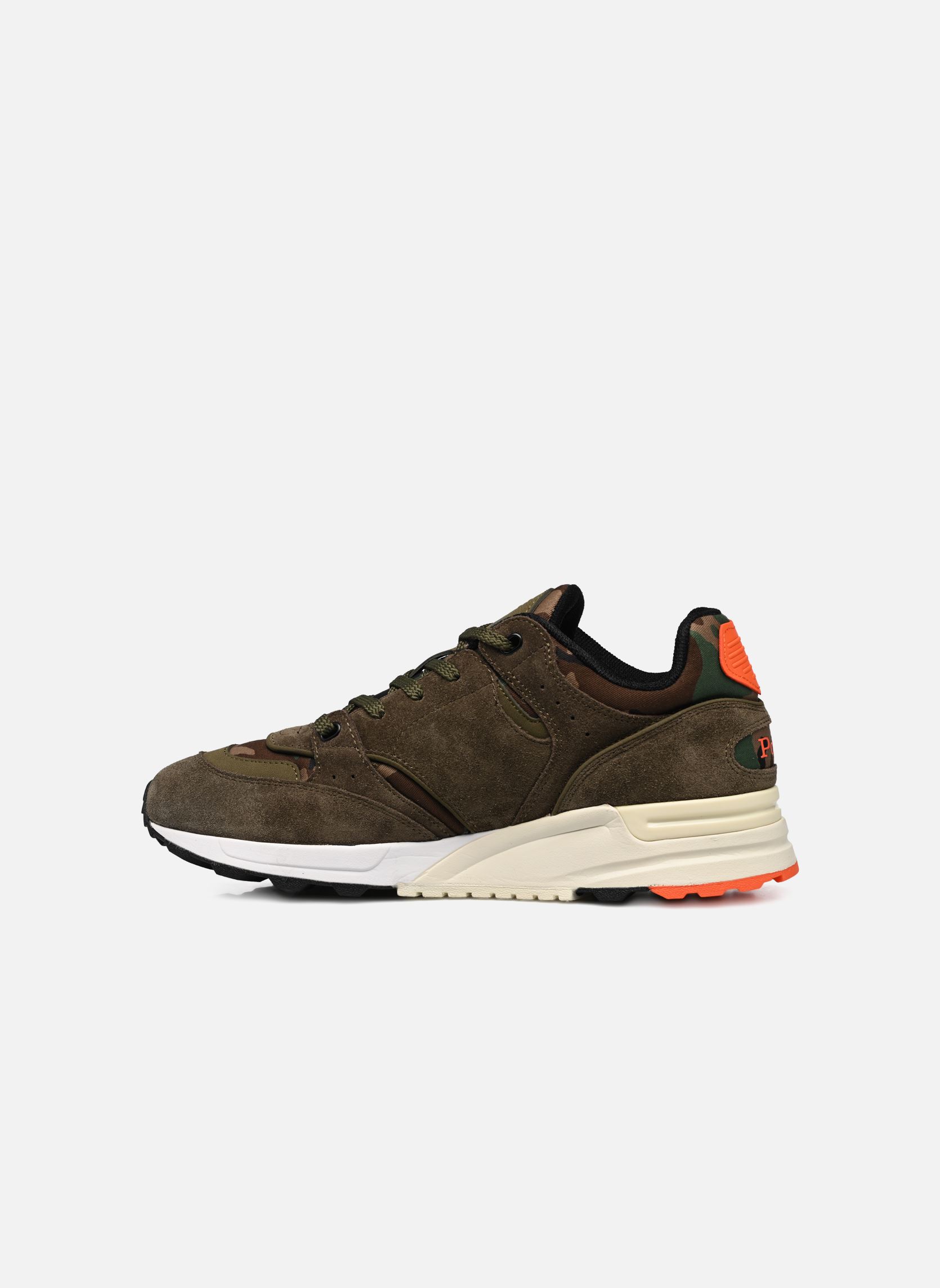 Baskets basses TRACKSTR 200 homme vert Polo Ralph Lauren Baskets basses TRACKSTR 200 homme vert Defender Green