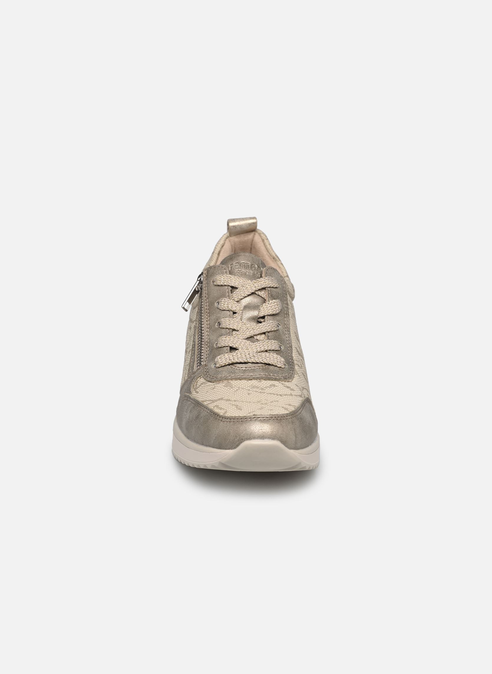 Lage sneakers D2401 dames beige Remonte Lage sneakers D2401 dames beige PERLE/PERLCREME/CREAM/ALLOY/MU
