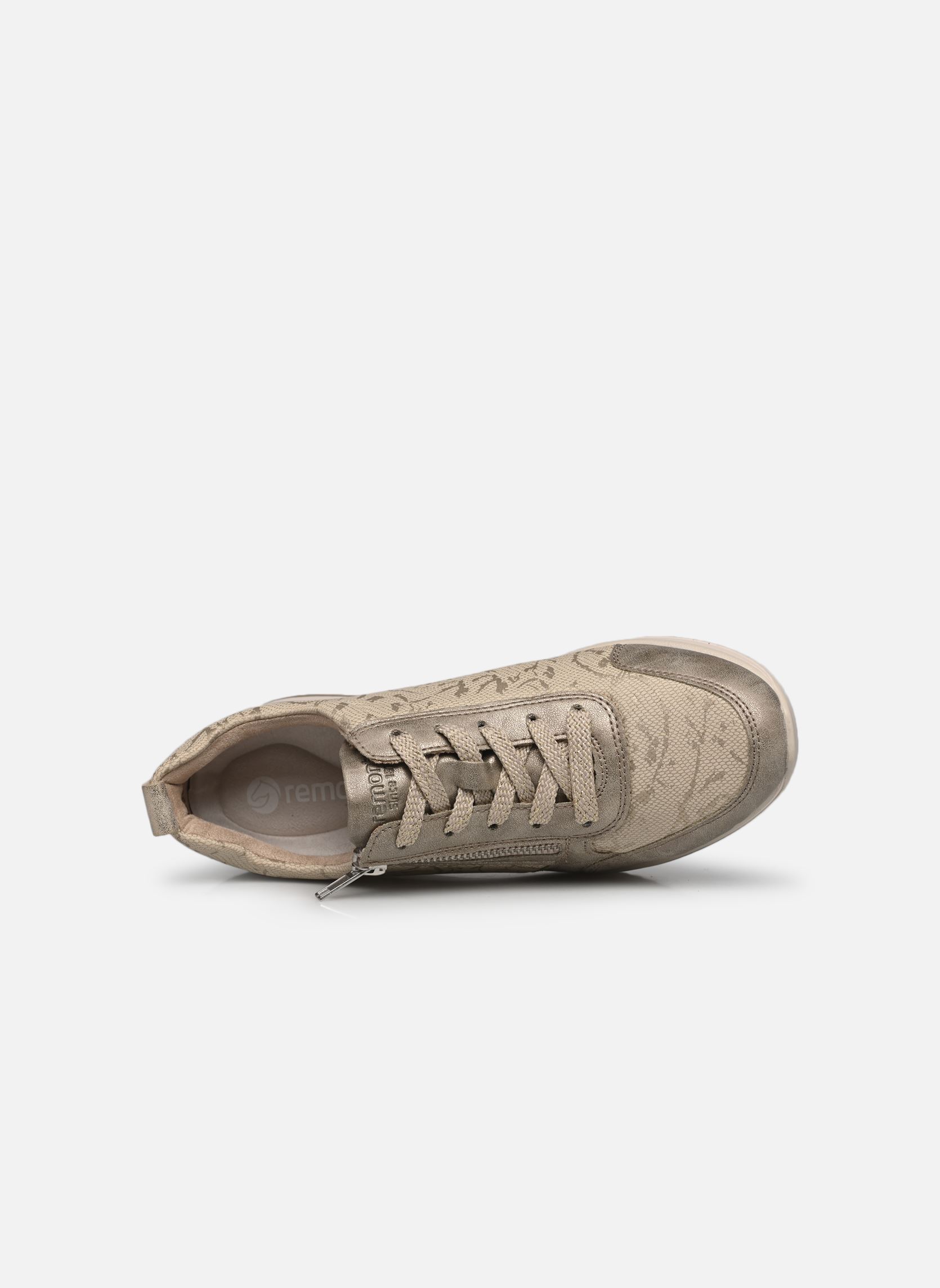 Lage sneakers D2401 dames beige Remonte Lage sneakers D2401 dames beige PERLE/PERLCREME/CREAM/ALLOY/MU