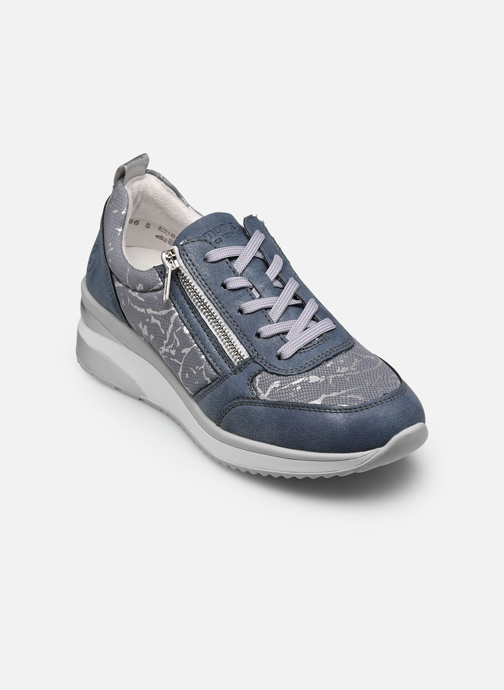 Baskets basses D2401 femme bleu Remonte Baskets basses D2401 femme bleu ADRIA/LIGHTBLUE/SILVER/SILVER