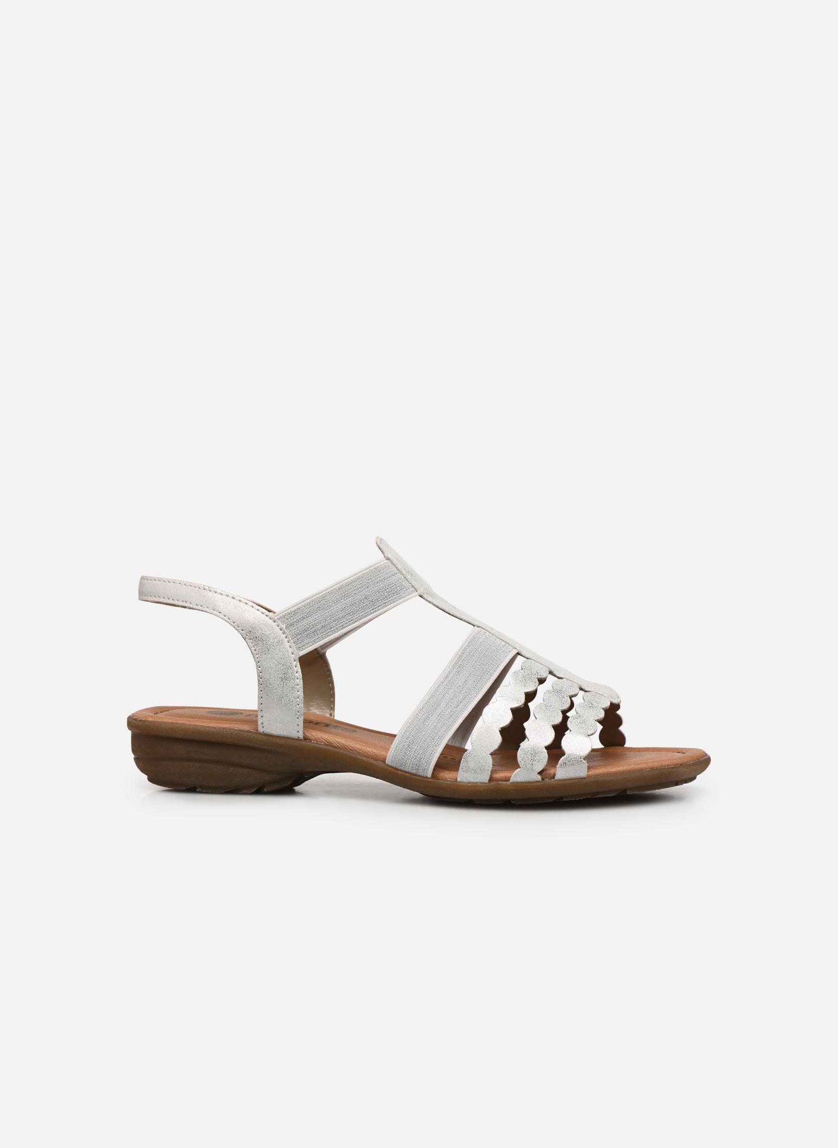 Sandales R3665 femme gris Remonte Sandales R3665 femme gris ICE/WEISS-SILBER