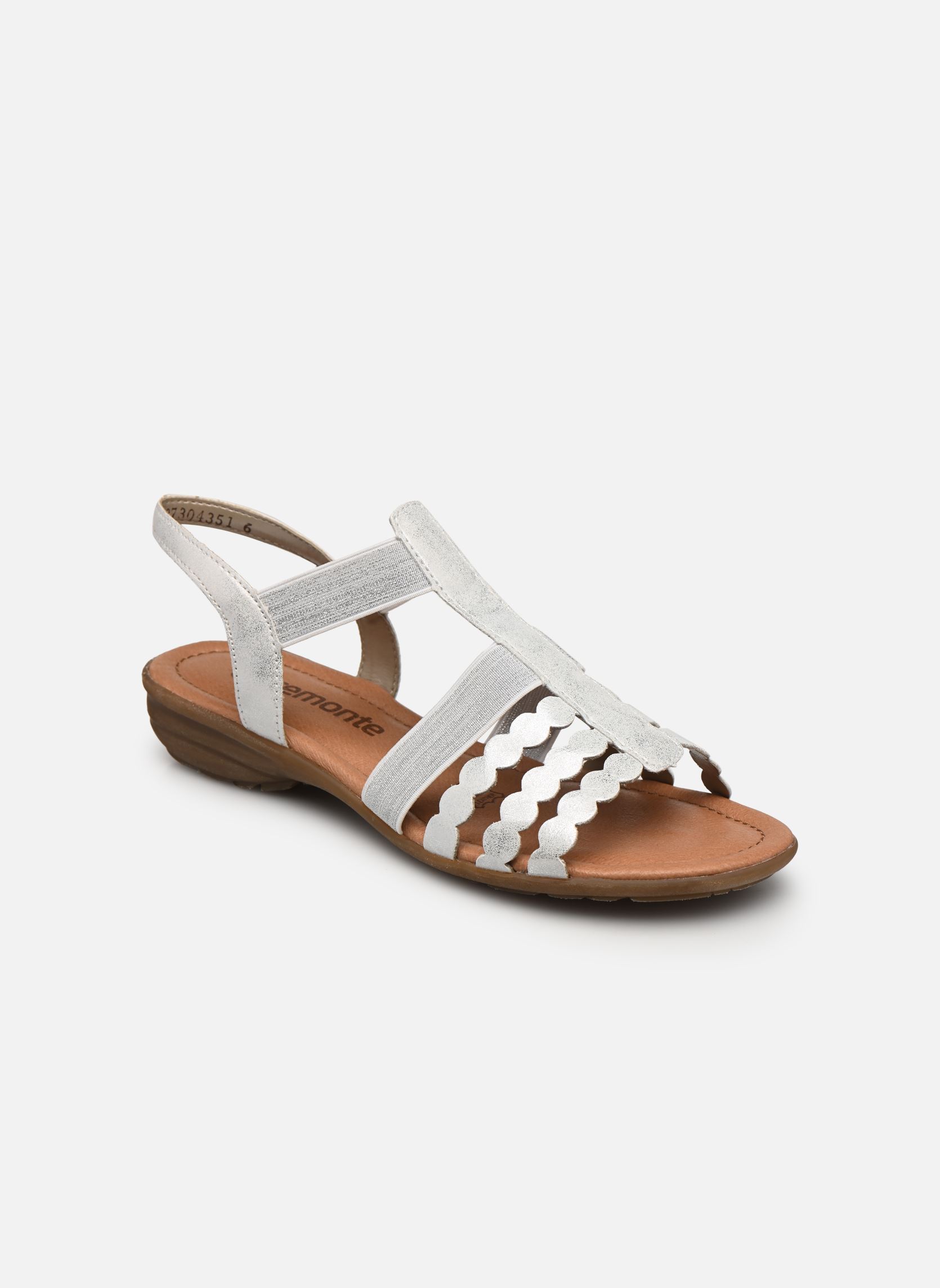 Sandales R3665 femme gris Remonte Sandales R3665 femme gris ICE/WEISS-SILBER