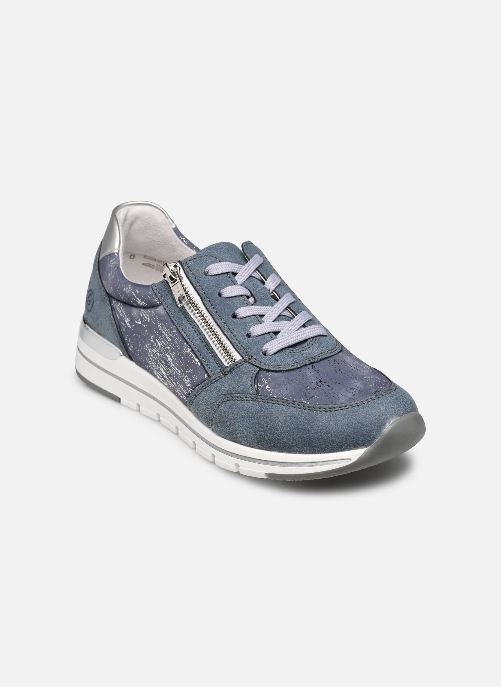 Baskets basses R6700 femme bleu Remonte Baskets basses R6700 femme bleu ADRIA/LIGHTBLUE-SILVER/SILVER