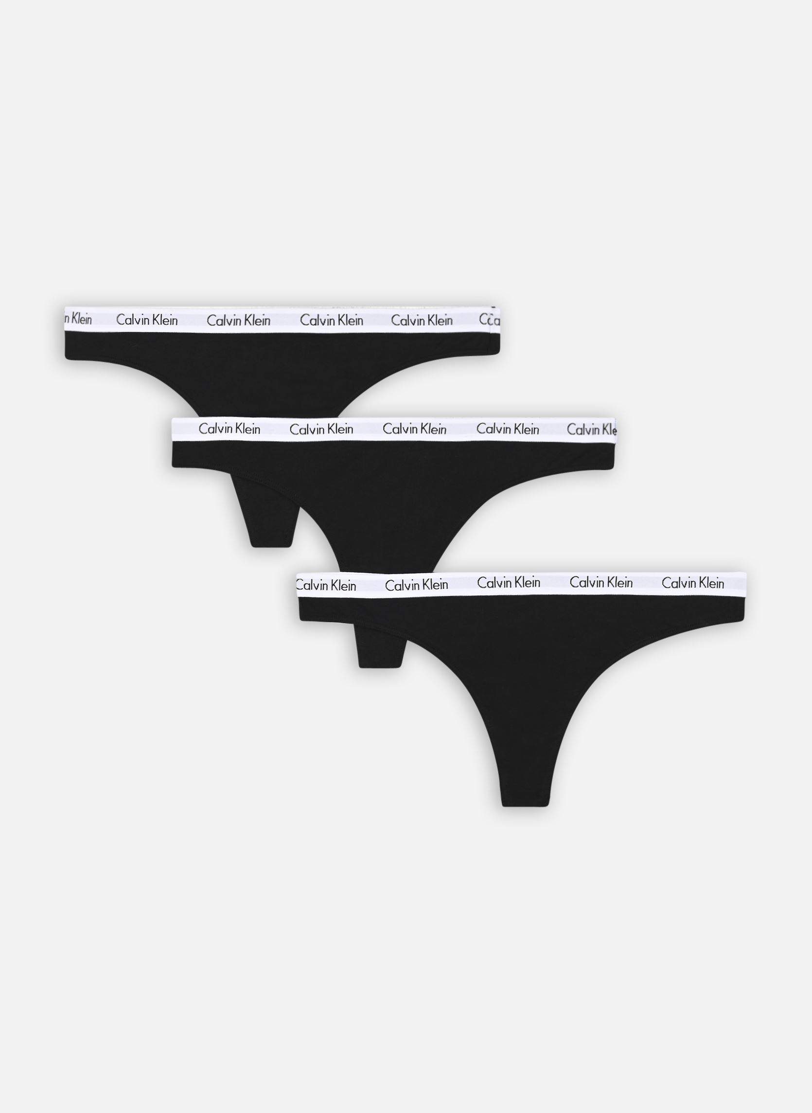 Vêtements Calvin Klein Thong 3Pk pour Femme - vue 2