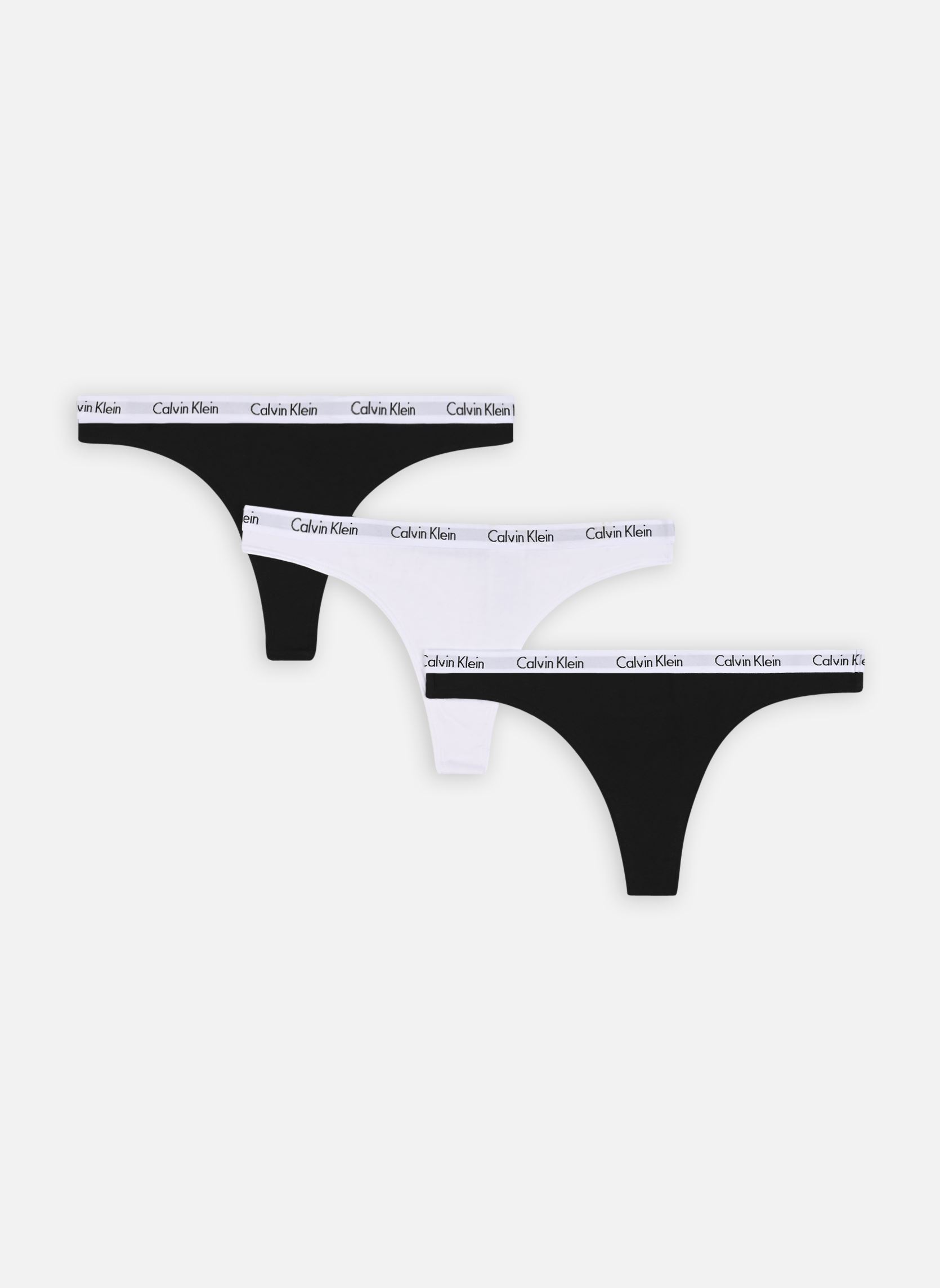 Vêtements Calvin Klein Thong 3Pk pour Femme