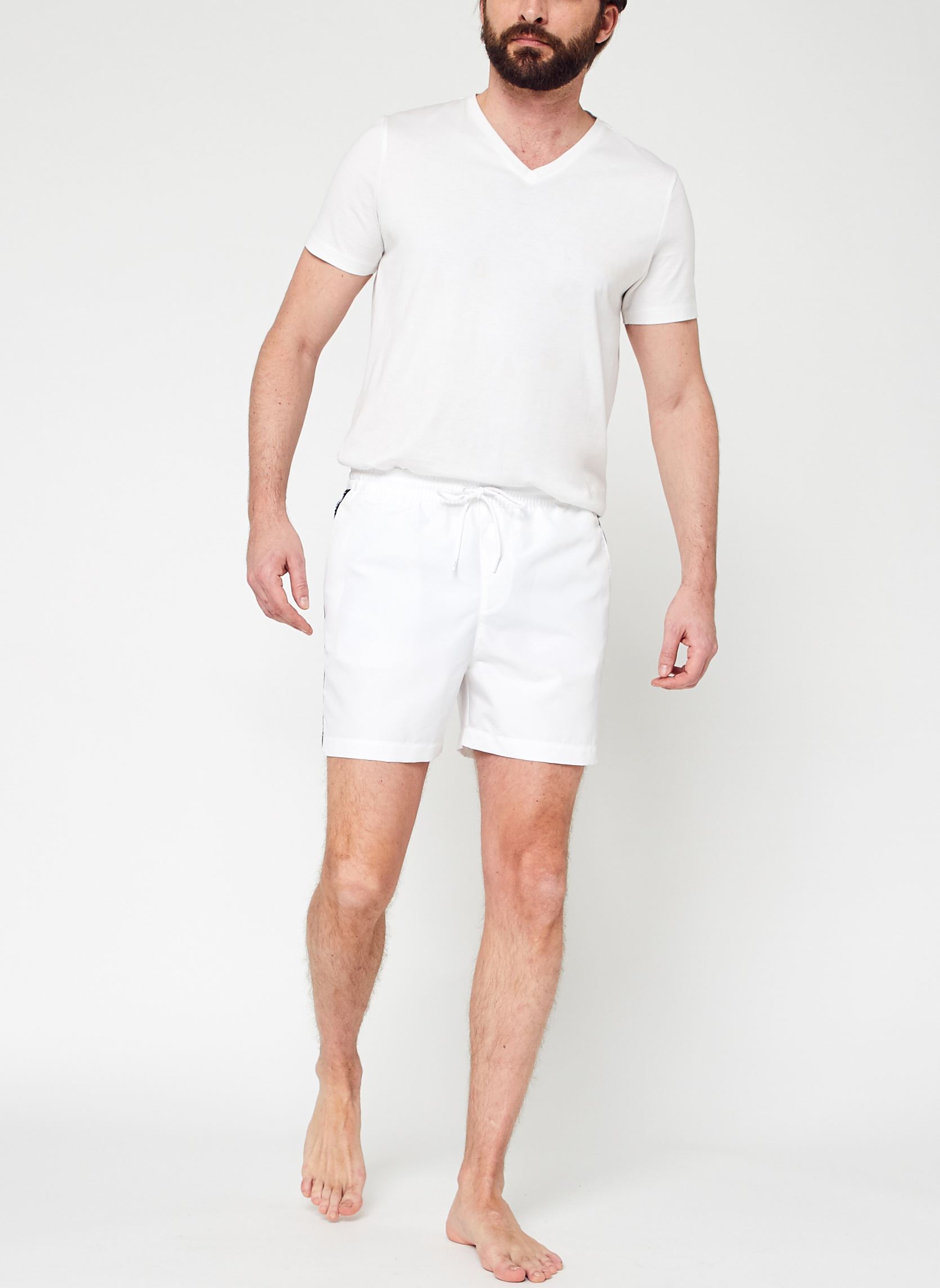 Zwemshorts Medium Drawstring heren wit Calvin Klein Zwemshorts Medium Drawstring heren wit Ycd Pvh Classic White