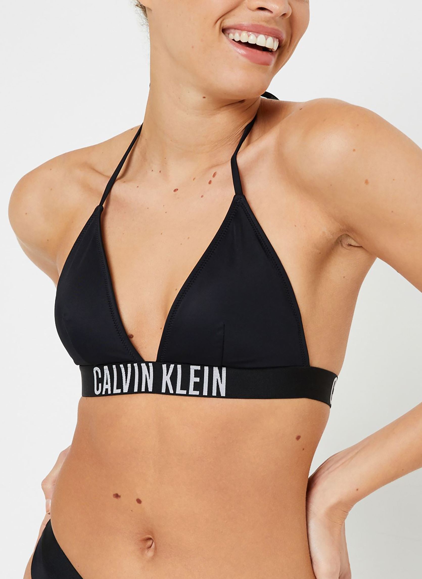 Hauts de maillot triangle Triangle-Rp femme noir Calvin Klein Hauts de maillot triangle Triangle-Rp femme noir Pvh Black