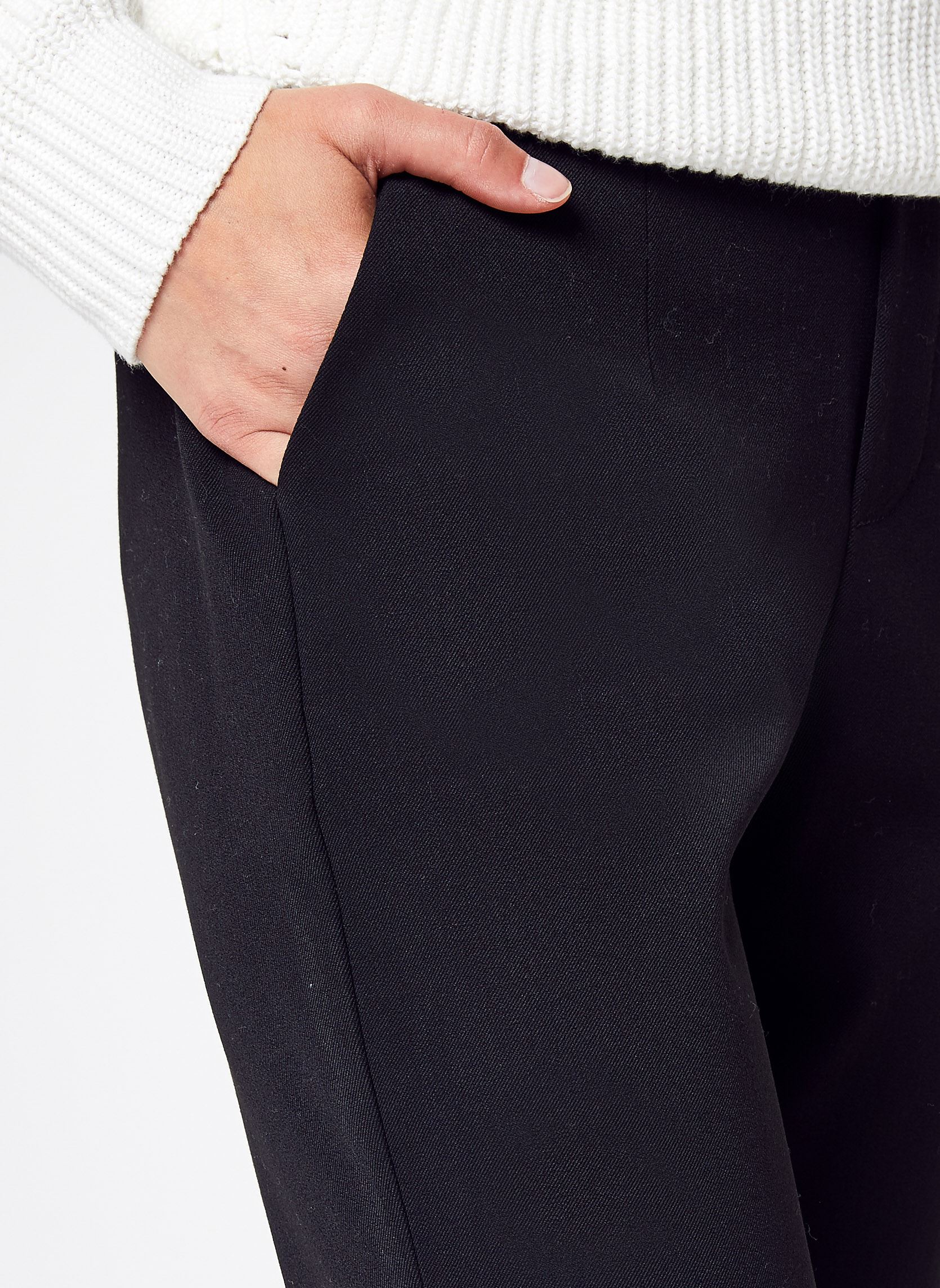 Straight Leg Hosen Objlisa Slim Pant Noos damen schwarz OBJECT Straight Leg Hosen Objlisa Slim Pant Noos damen schwarz Black
