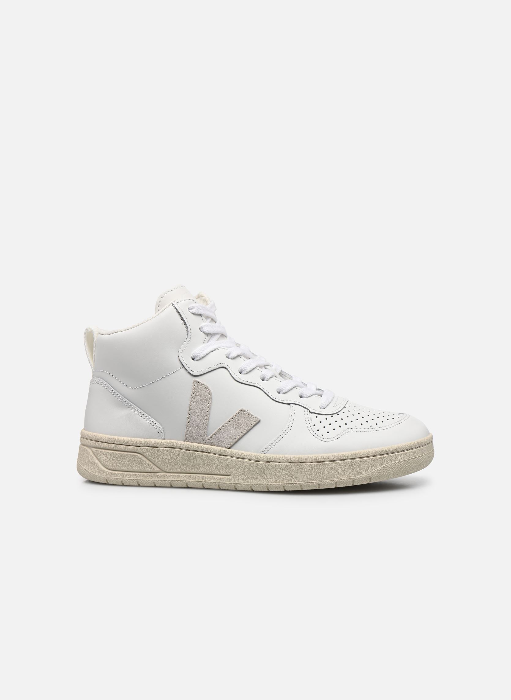 Baskets montantes V-15 Leather blanc Veja Baskets montantes V-15 Leather blanc EXTRA WHITE