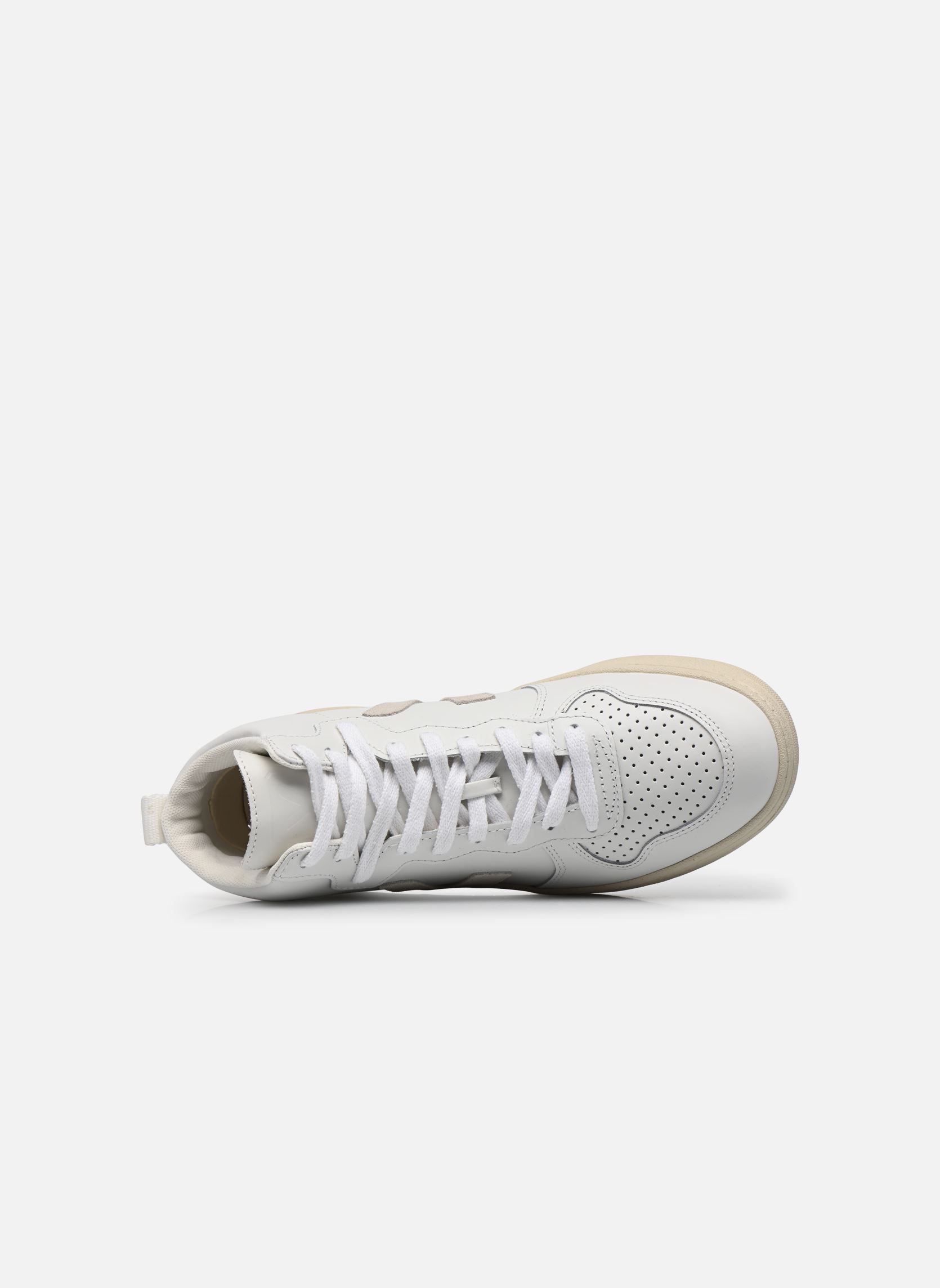 Baskets montantes V-15 Leather blanc Veja Baskets montantes V-15 Leather blanc EXTRA WHITE