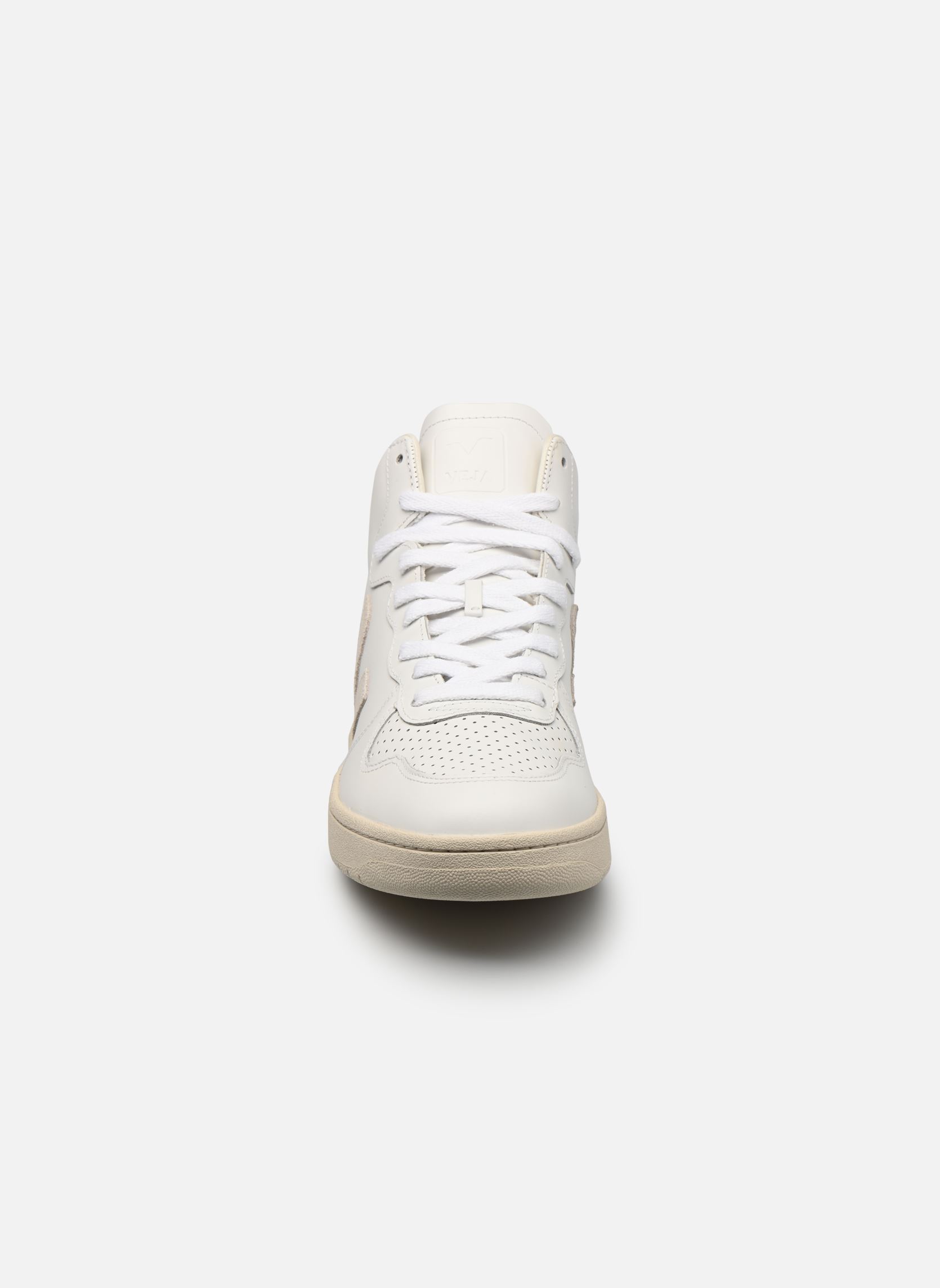 Baskets montantes V-15 Leather M homme blanc Veja Baskets montantes V-15 Leather M homme blanc EXTRA WHITE