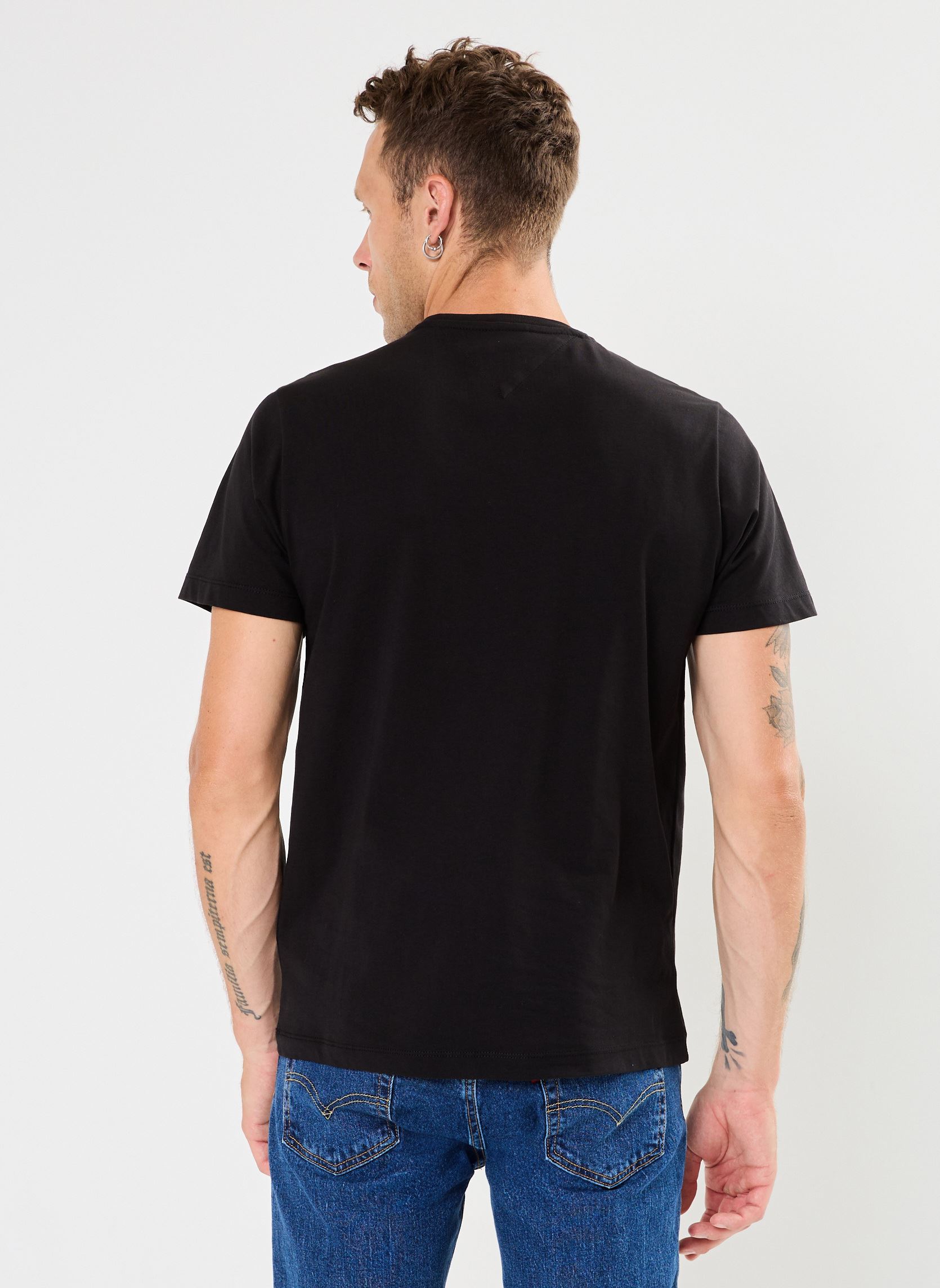 Tee-shirts Tjm Classic Jersey C homme noir Tommy Jeans Tee-shirts Tjm Classic Jersey C homme noir BLACK
