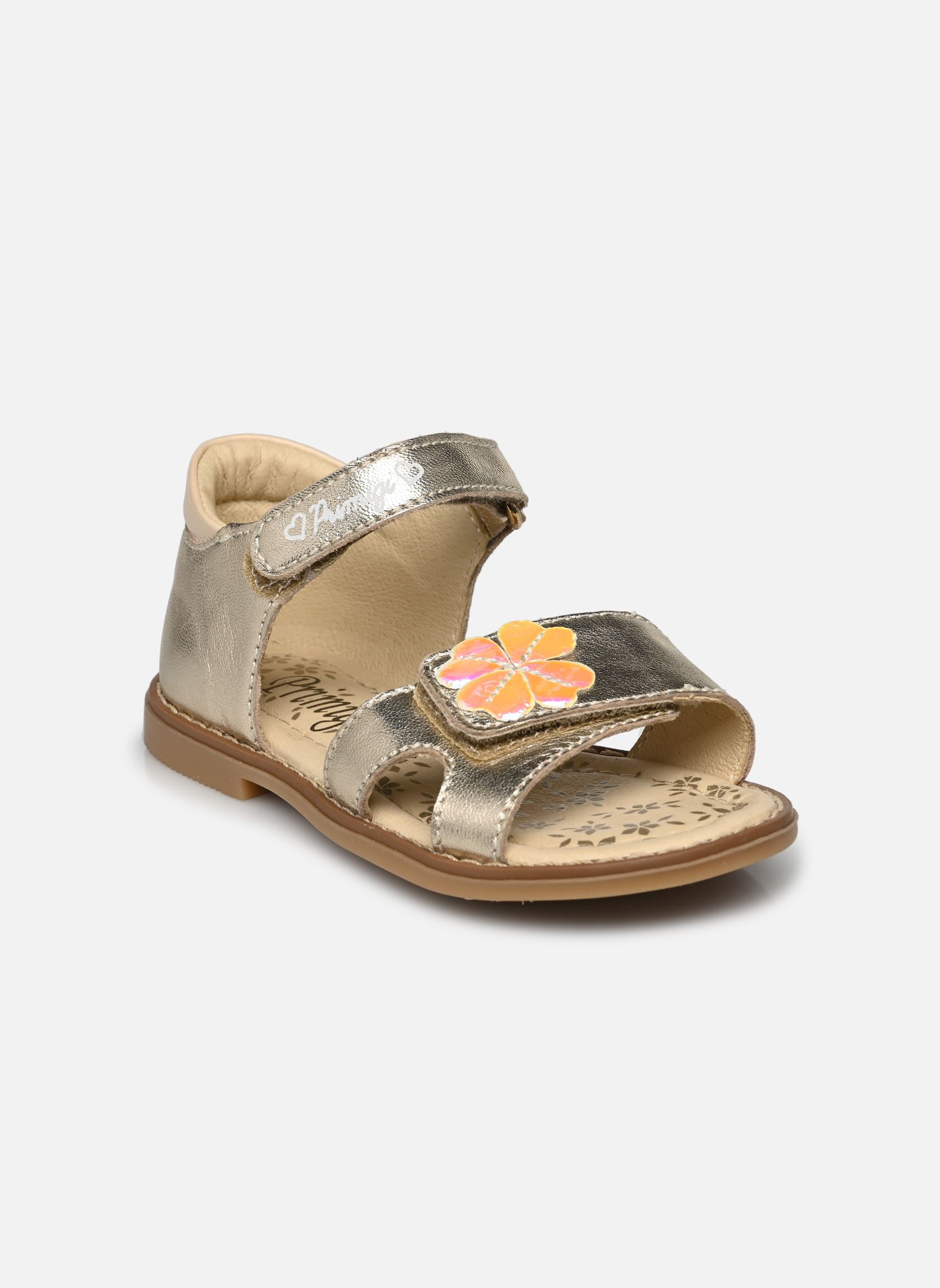 Sandales Happy Days fille or et bronze Primigi Sandales Happy Days fille or et bronze PLATINO